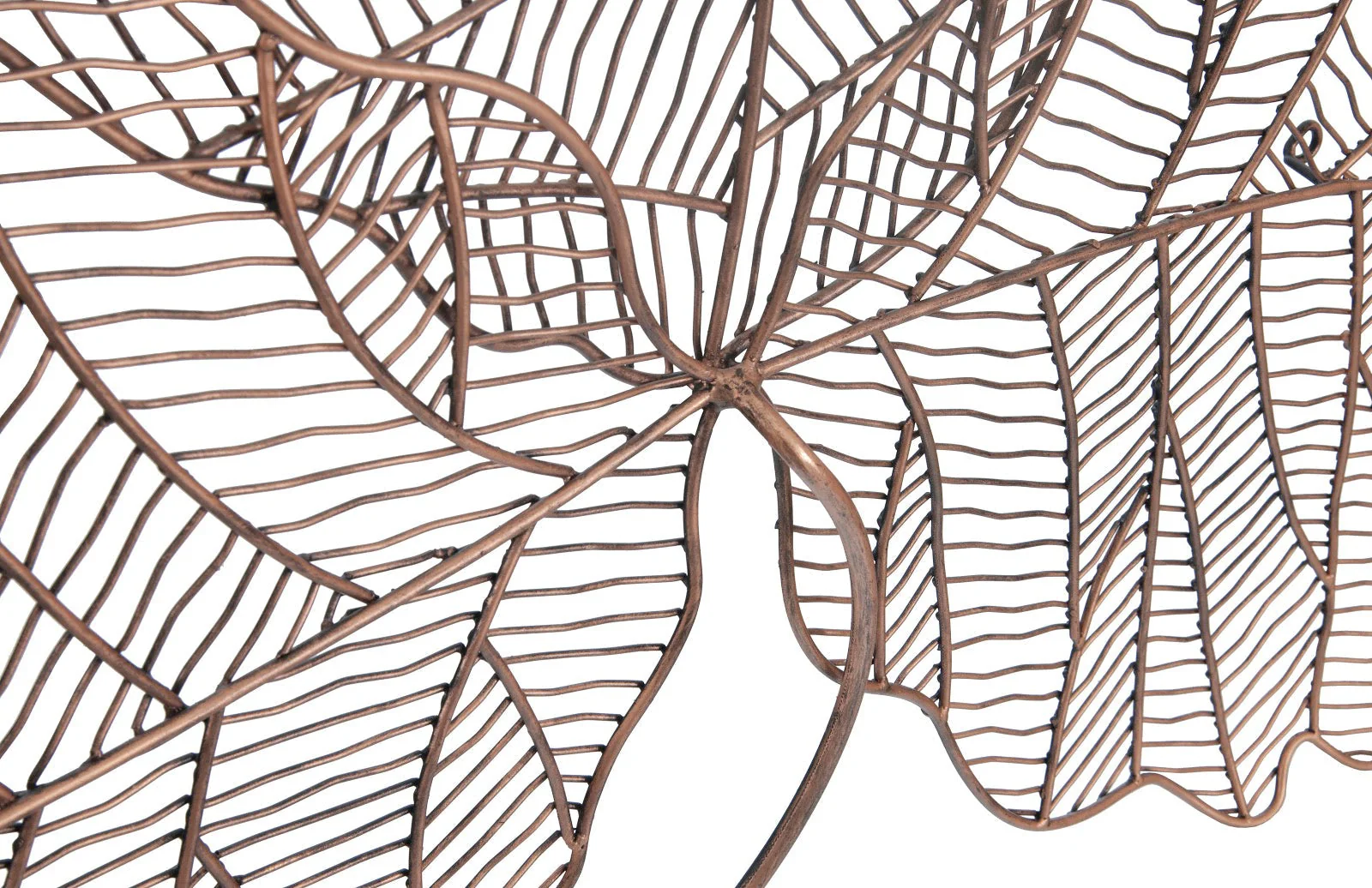 Phillips Collection Tri Leaf Wall Art, Medium, Metal, Copper/Black - Image 5