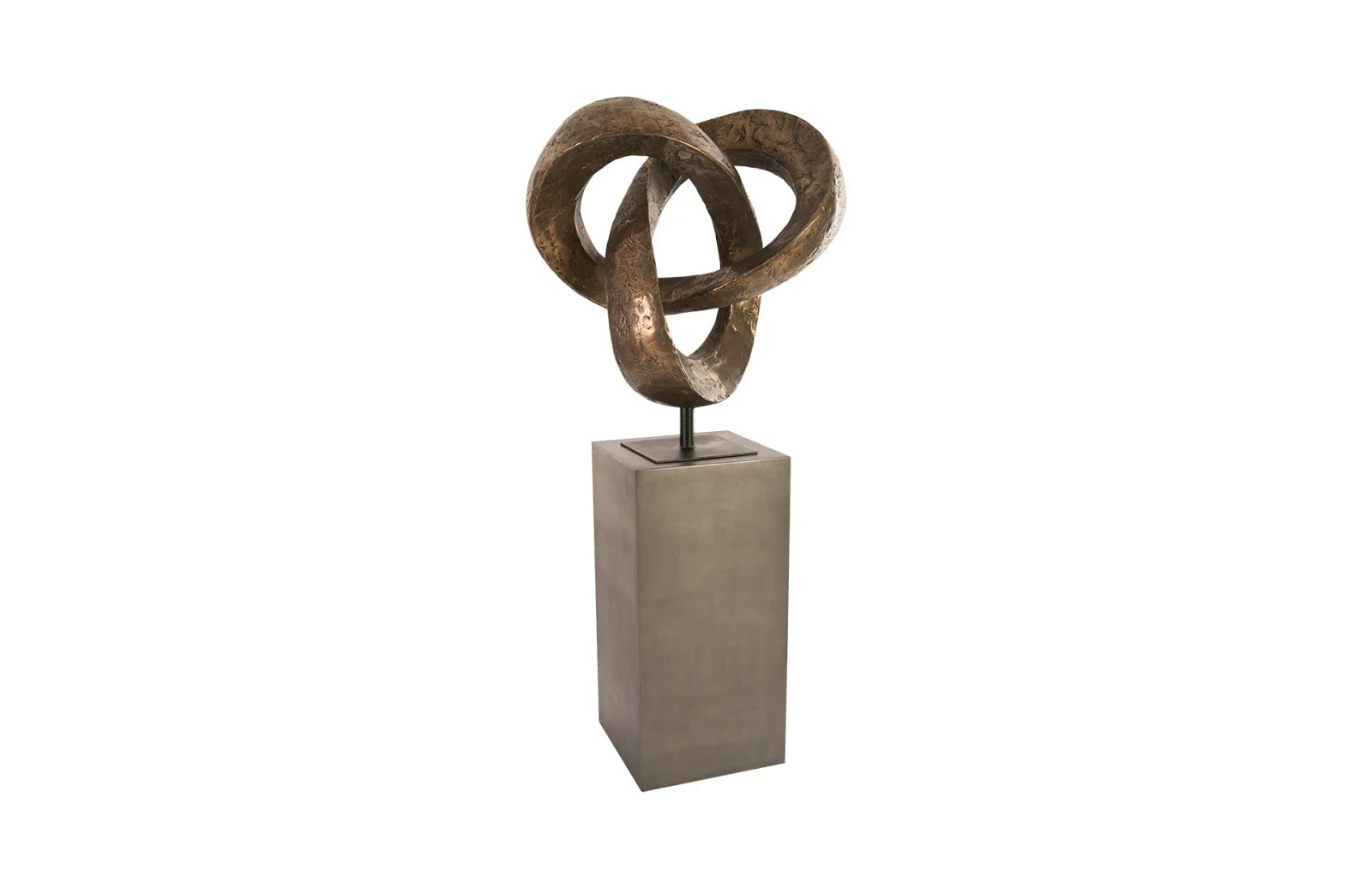 Phillips Collection Trifoil Sculpture, Bronze