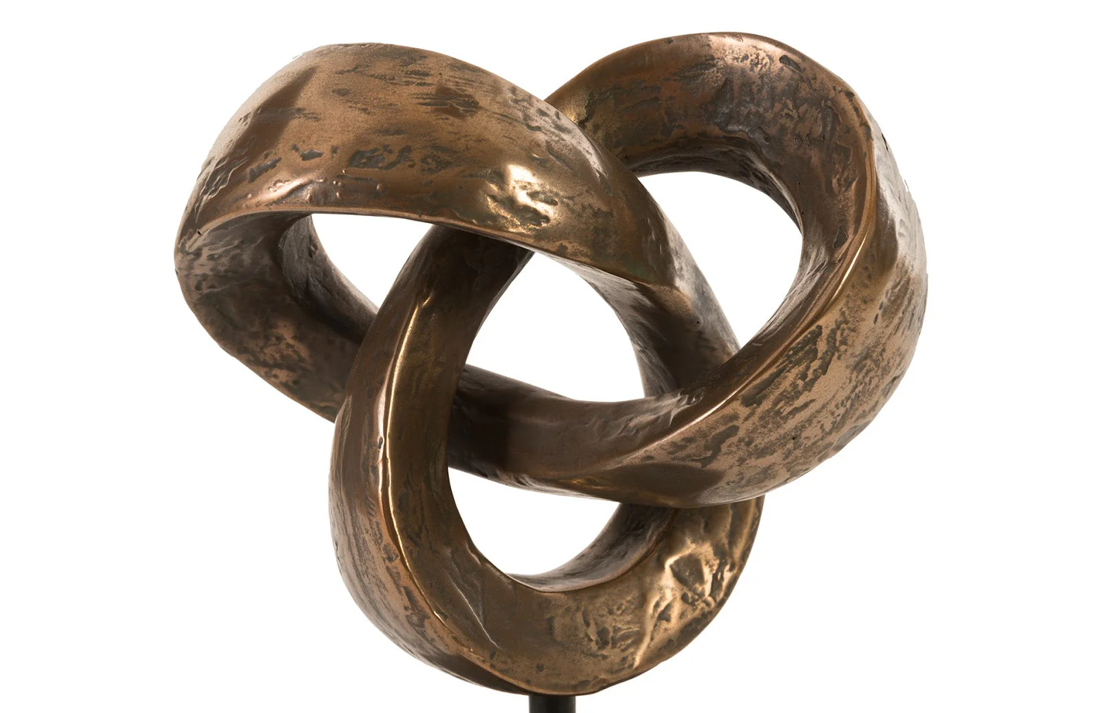 Phillips Collection Trifoil Table Sculpture, Bronze - Image 3
