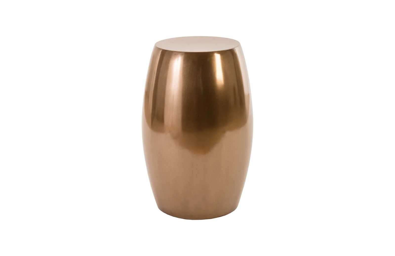 Phillips Collection Vex Side Table, Polished Bronze