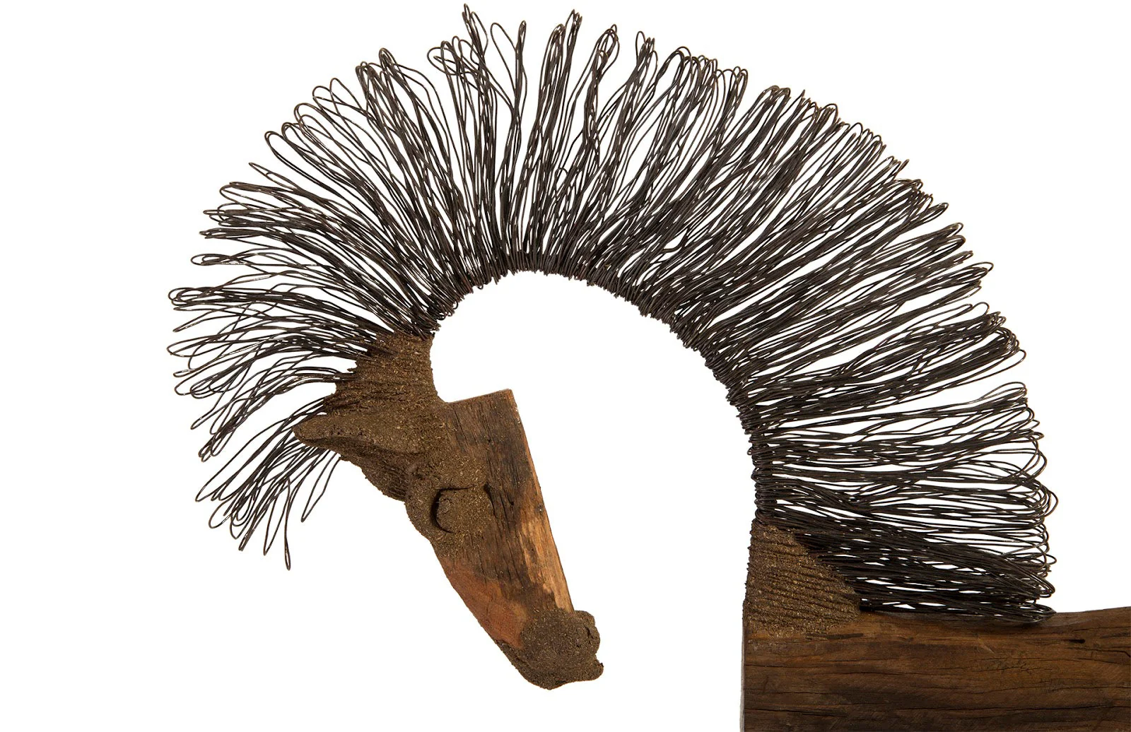 Phillips Collection Wire Horse Sculpture, Long Body - Image 3