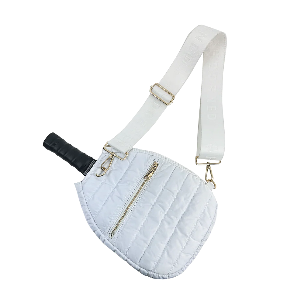 Poppy Quilted Puffer Pickleball Paddle Cover - Assorted - Image 17
