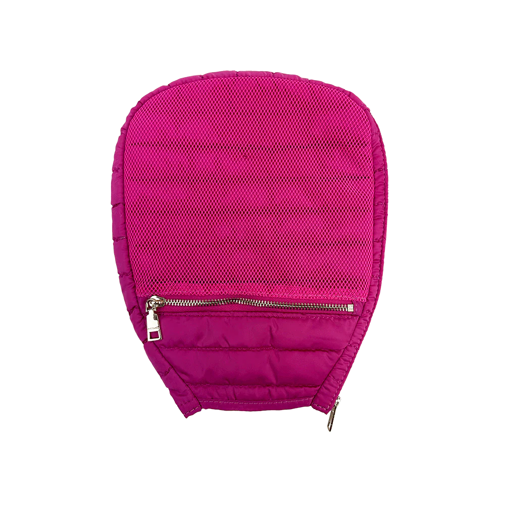 Poppy Quilted Puffer Pickleball Paddle Cover - Assorted - Image 5