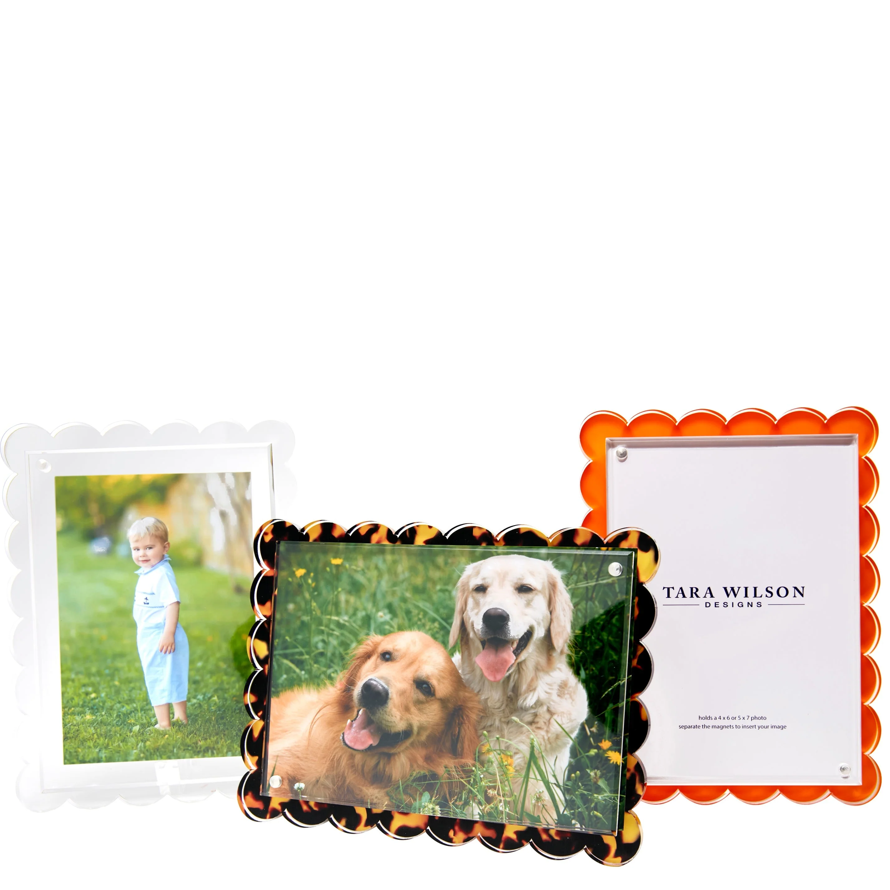 Scallop Frame 5x7 / 4x6 - Clear - Image 5