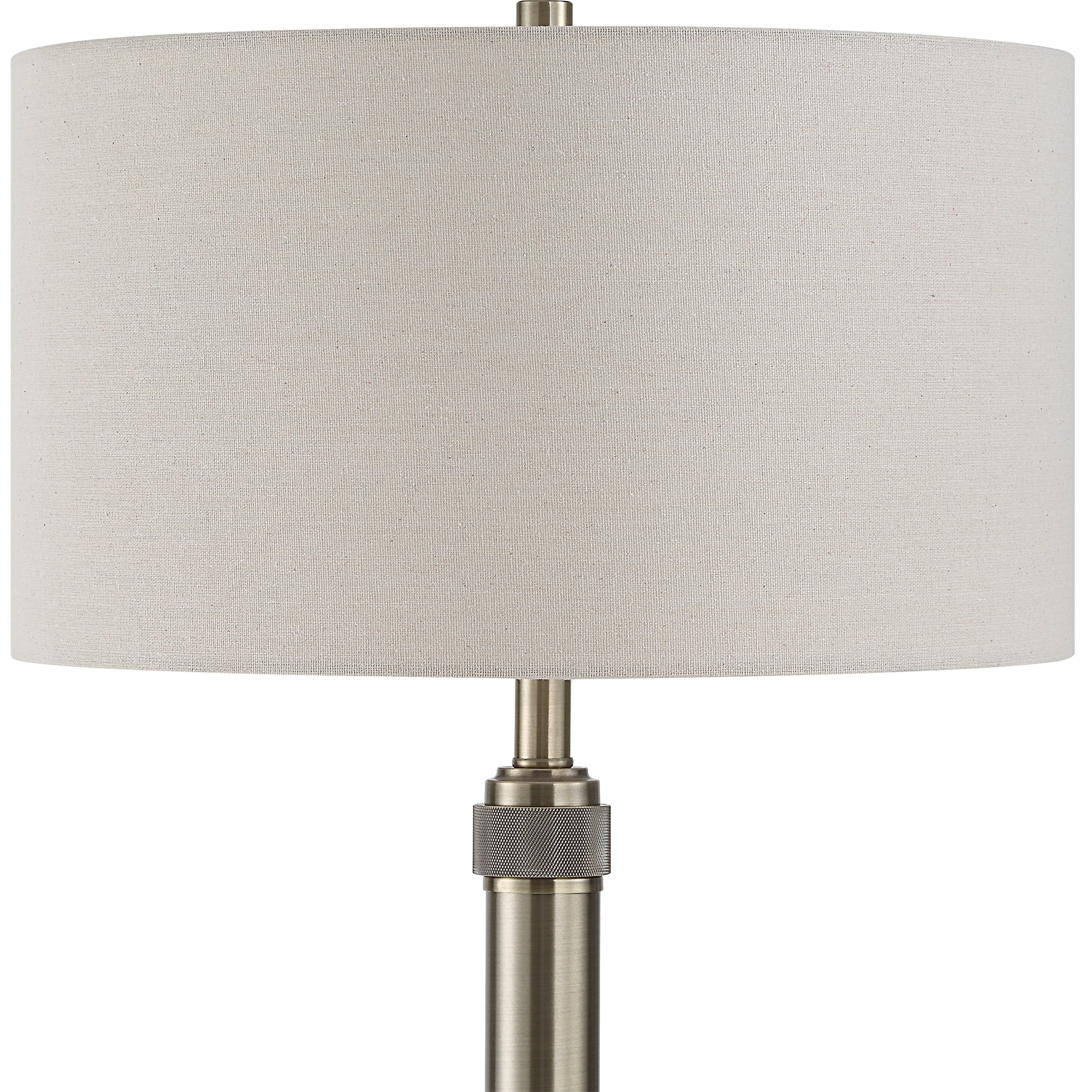 Sleek Antique Brass Floor Lamp - Image 5