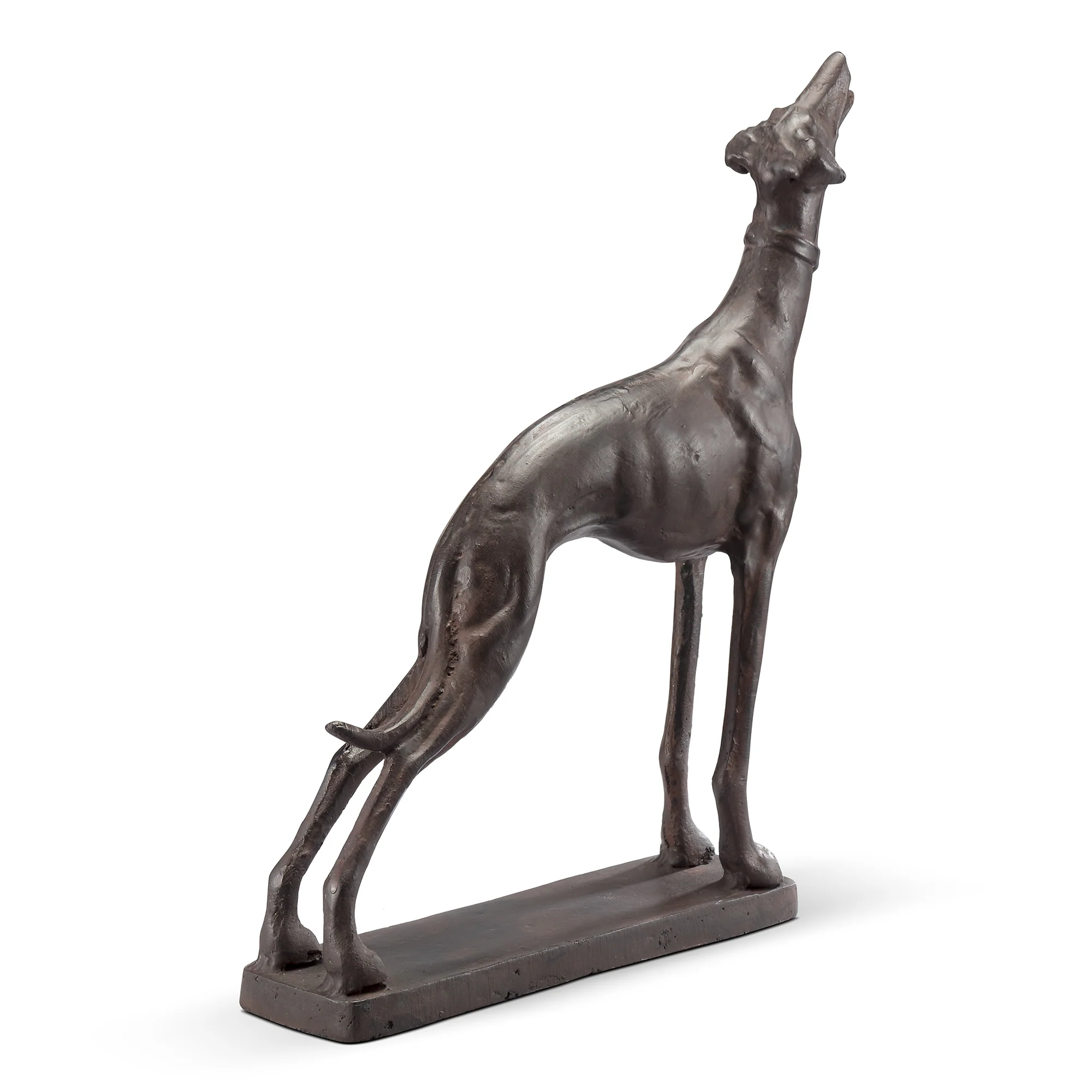 Baying Greyhound Sculpture - Image 3