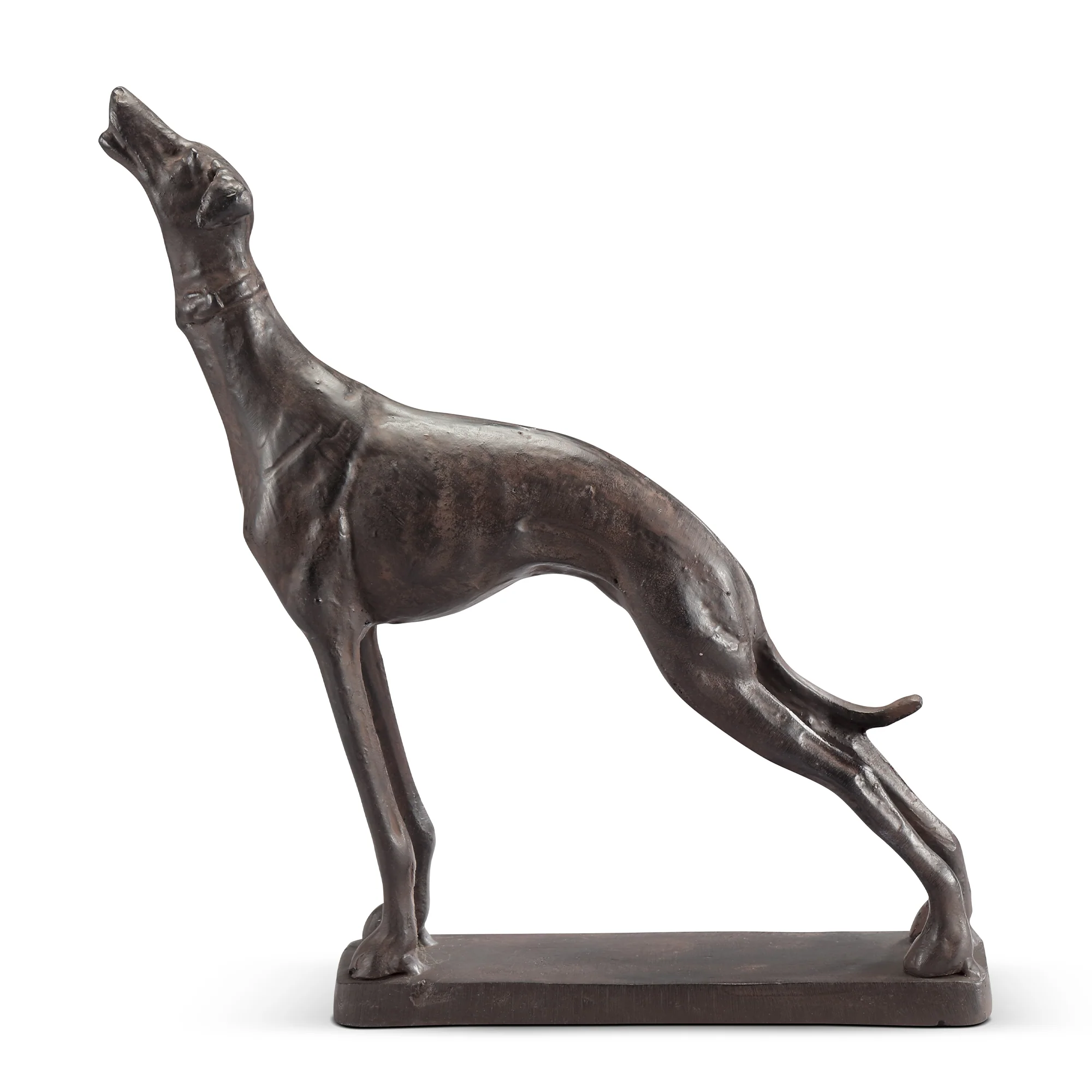 Baying Greyhound Sculpture - Image 4