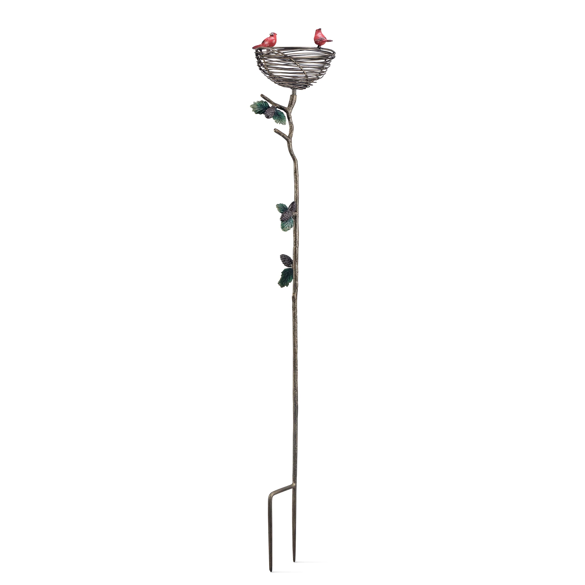 Cardinal Couple Planter Holder