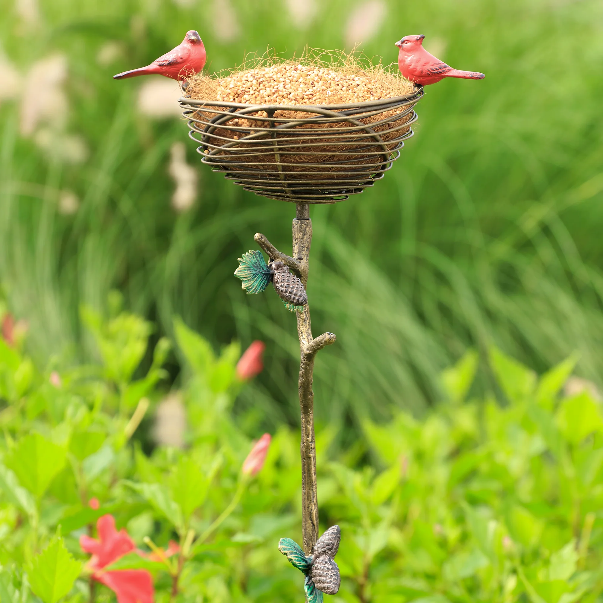 Cardinal Couple Planter Holder - Image 4
