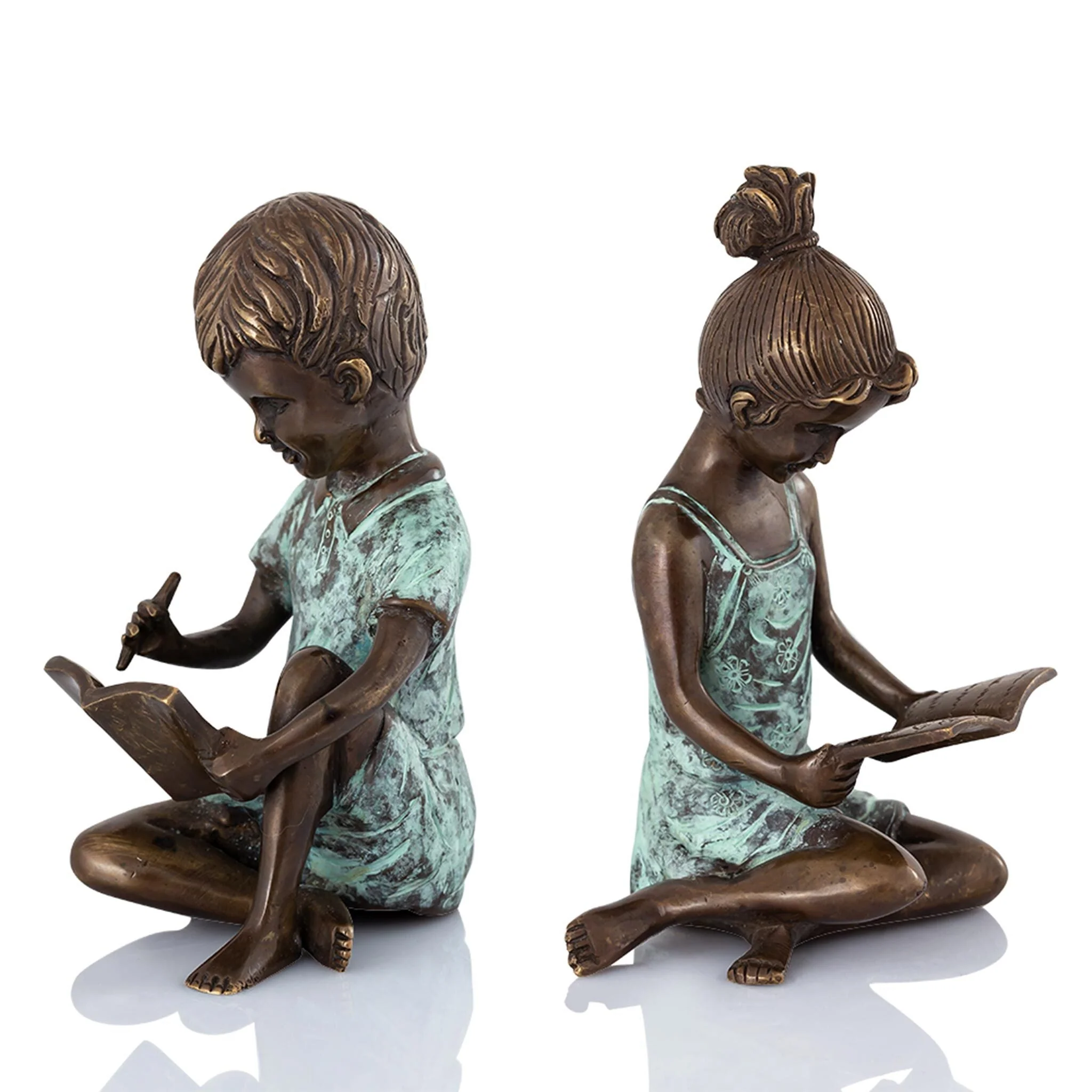 Boy & Girl Bookends