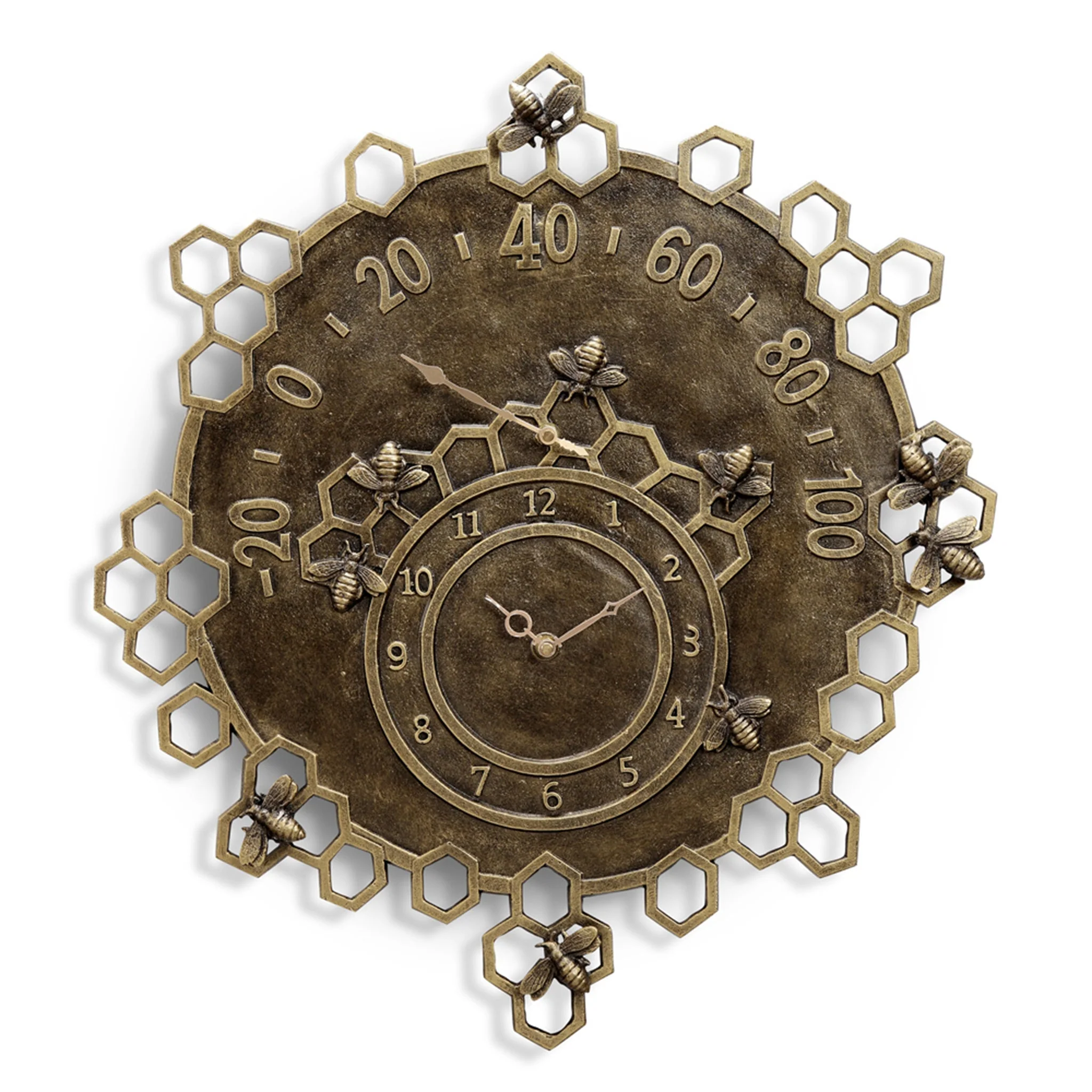 Busy Bees Garden Clock and Thermometer - Image 2