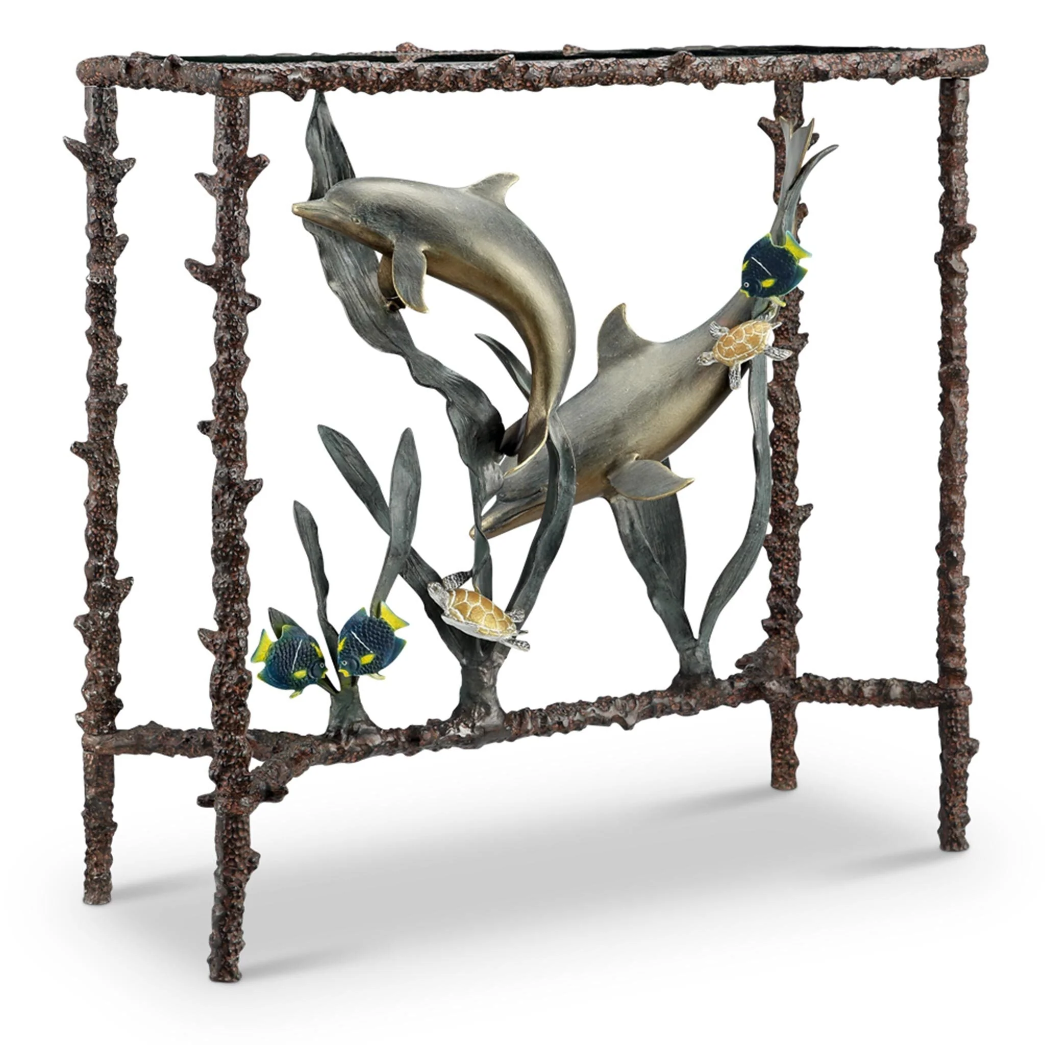 Dolphin Duo Lobby Table