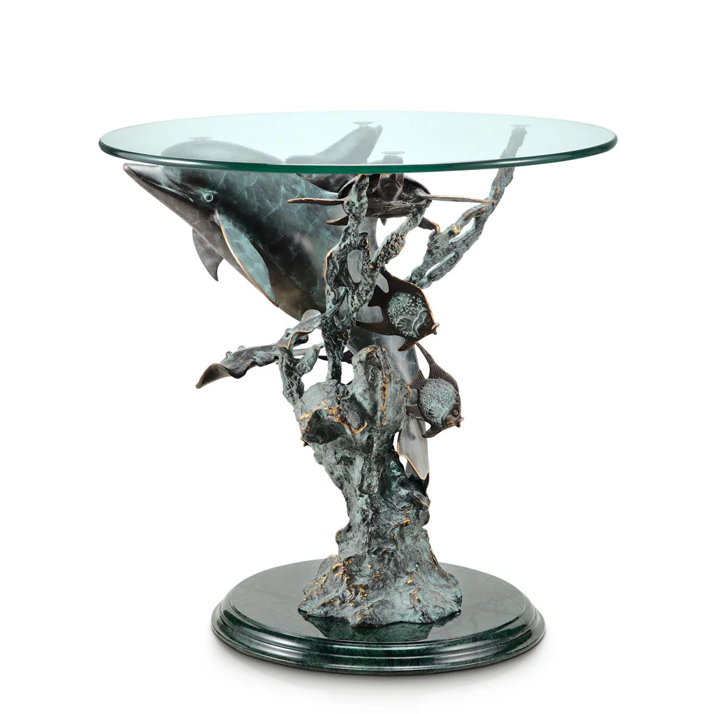 Dolphin Seaworld End Table