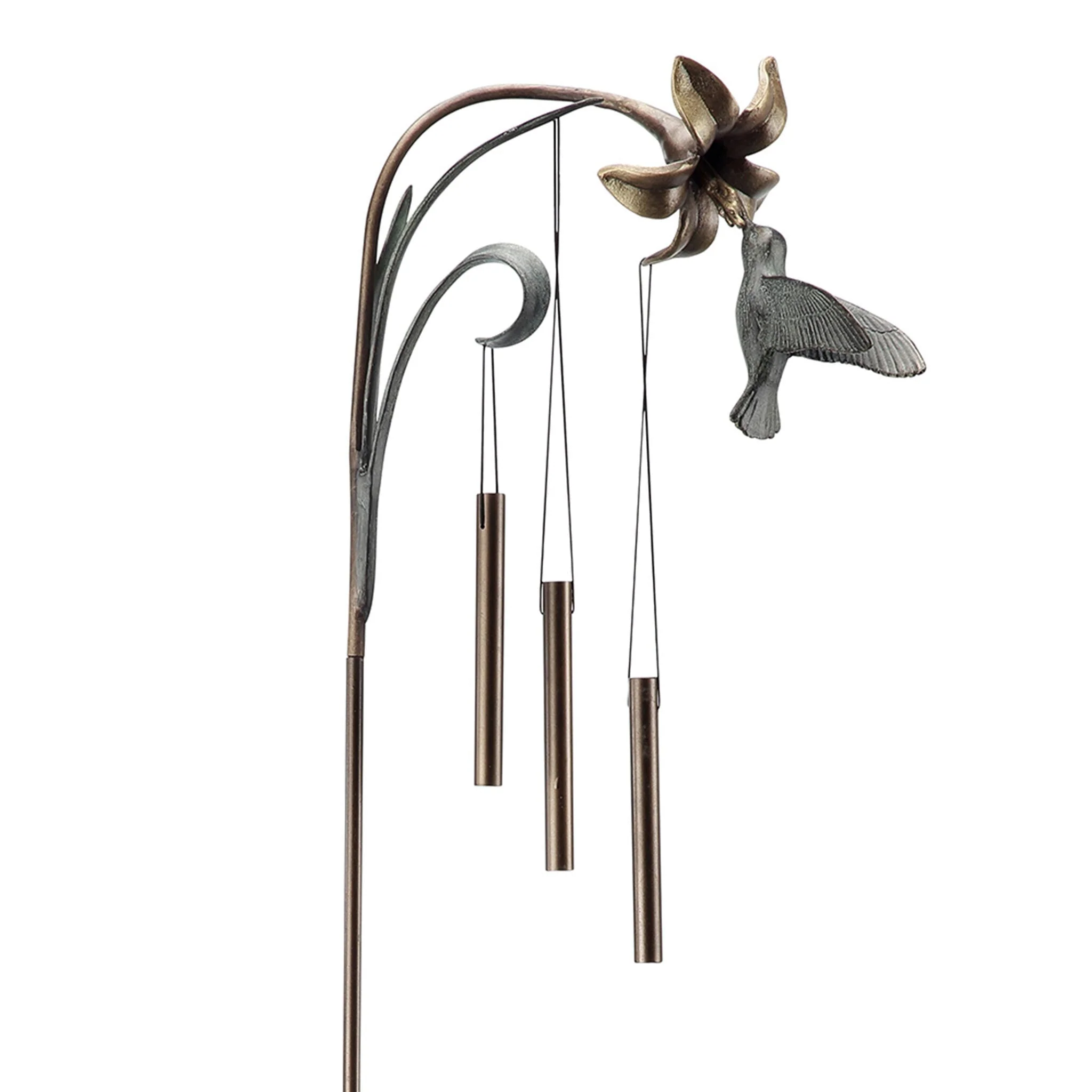 Hummingbird Windbell on Stake - Image 3