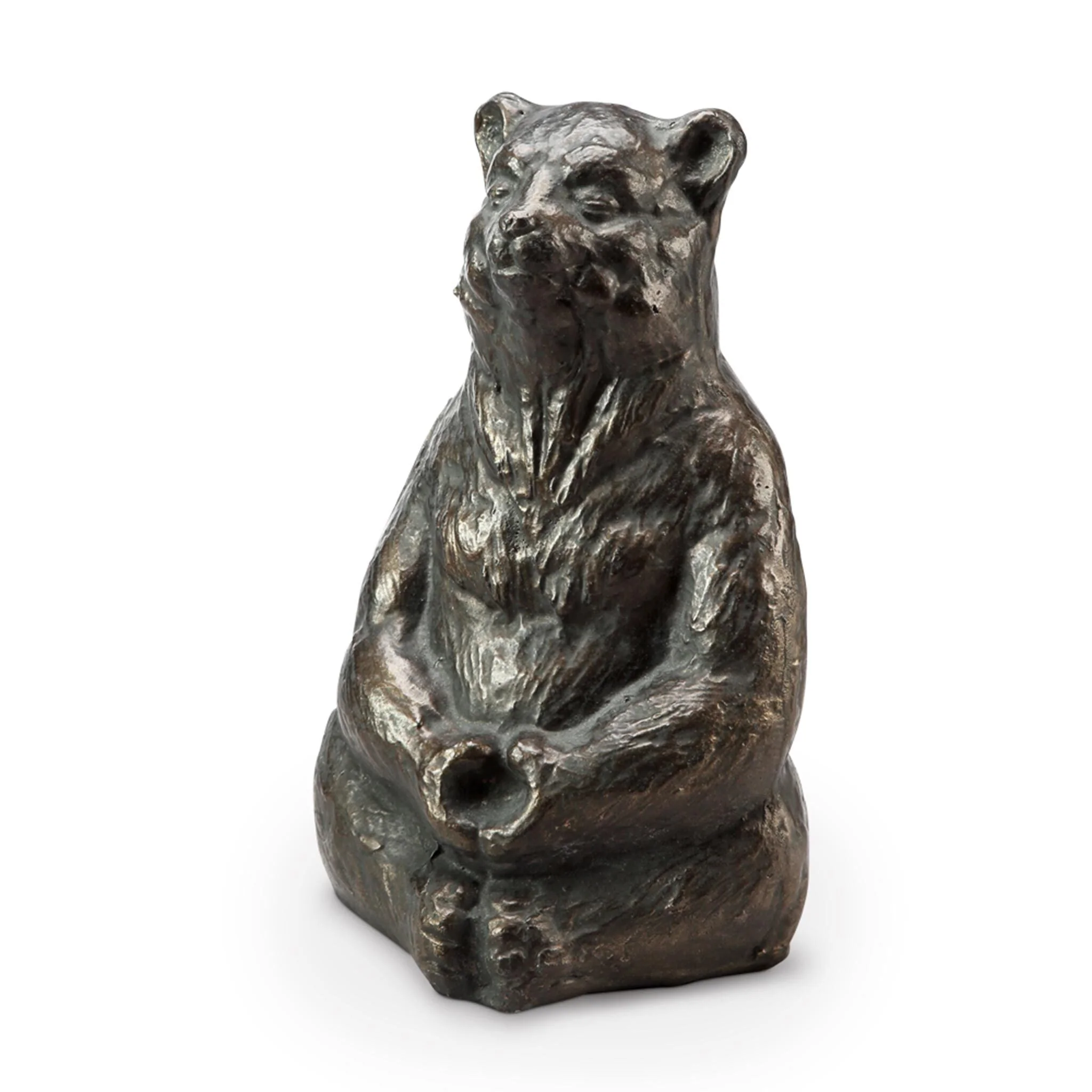 Meditating Yoga Bear Garden Sculpture - Image 3