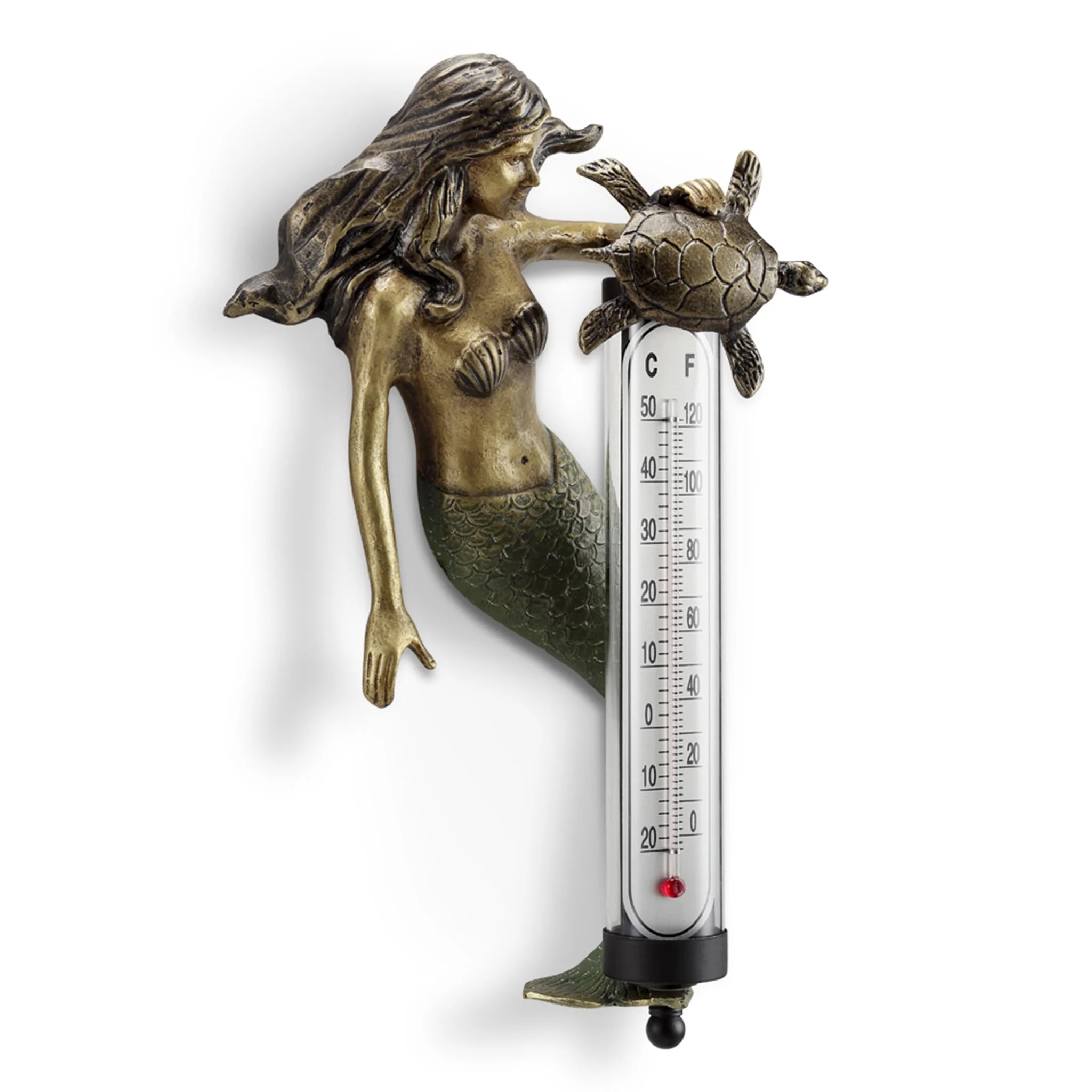 Mermaid Wall Mounted Thermometer - Image 2