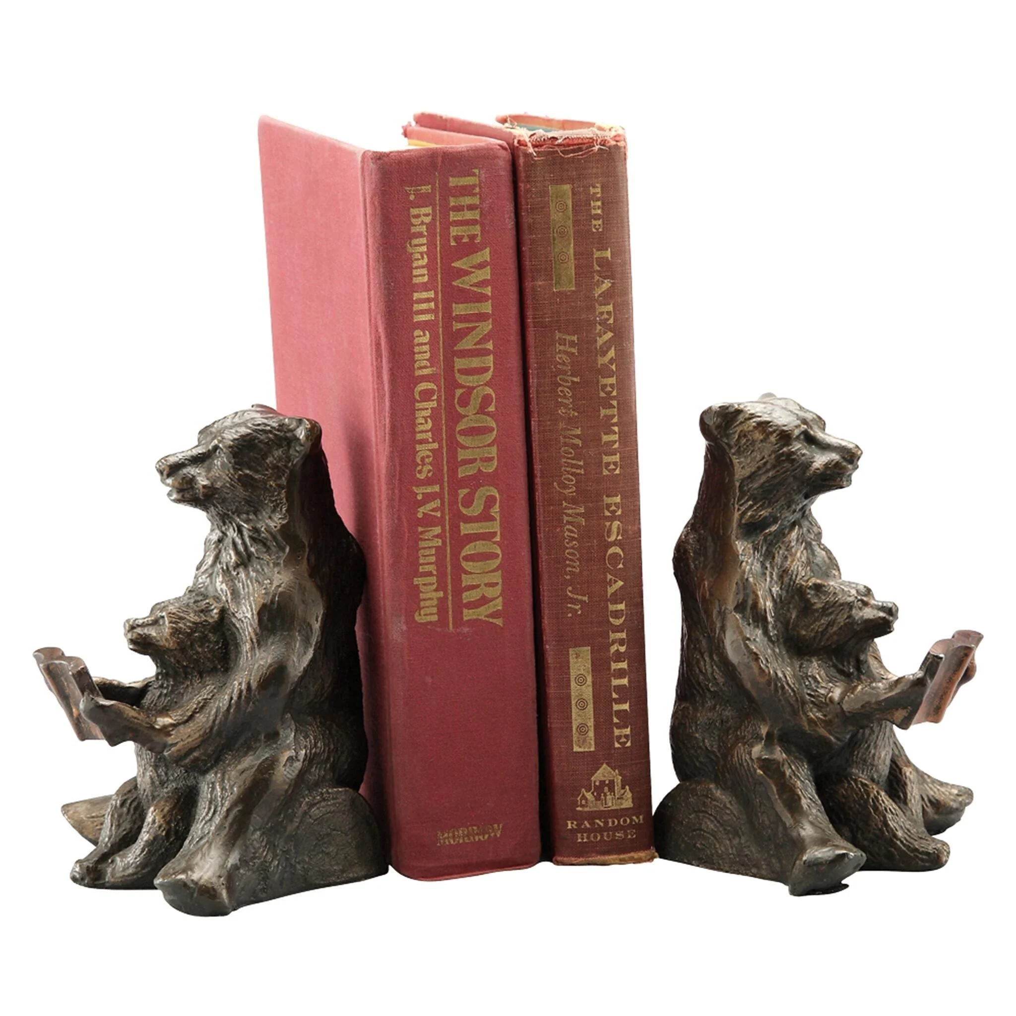 Reading Bear Bookends