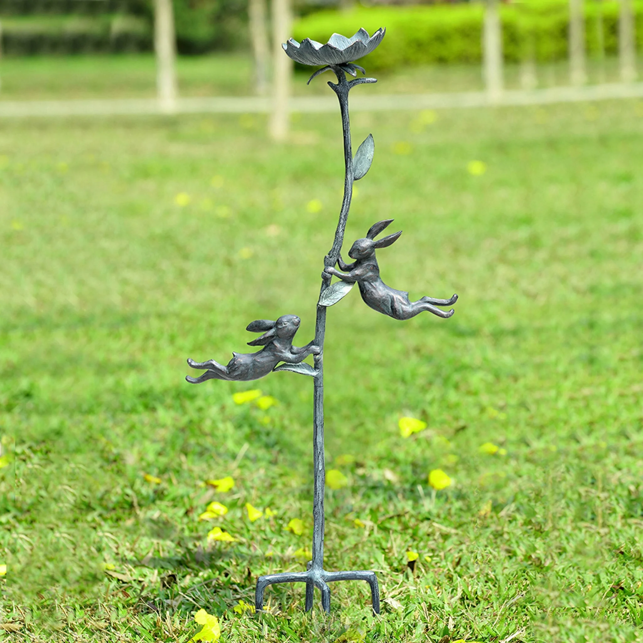 Rowdy Rabbit Pair Birdfeeder