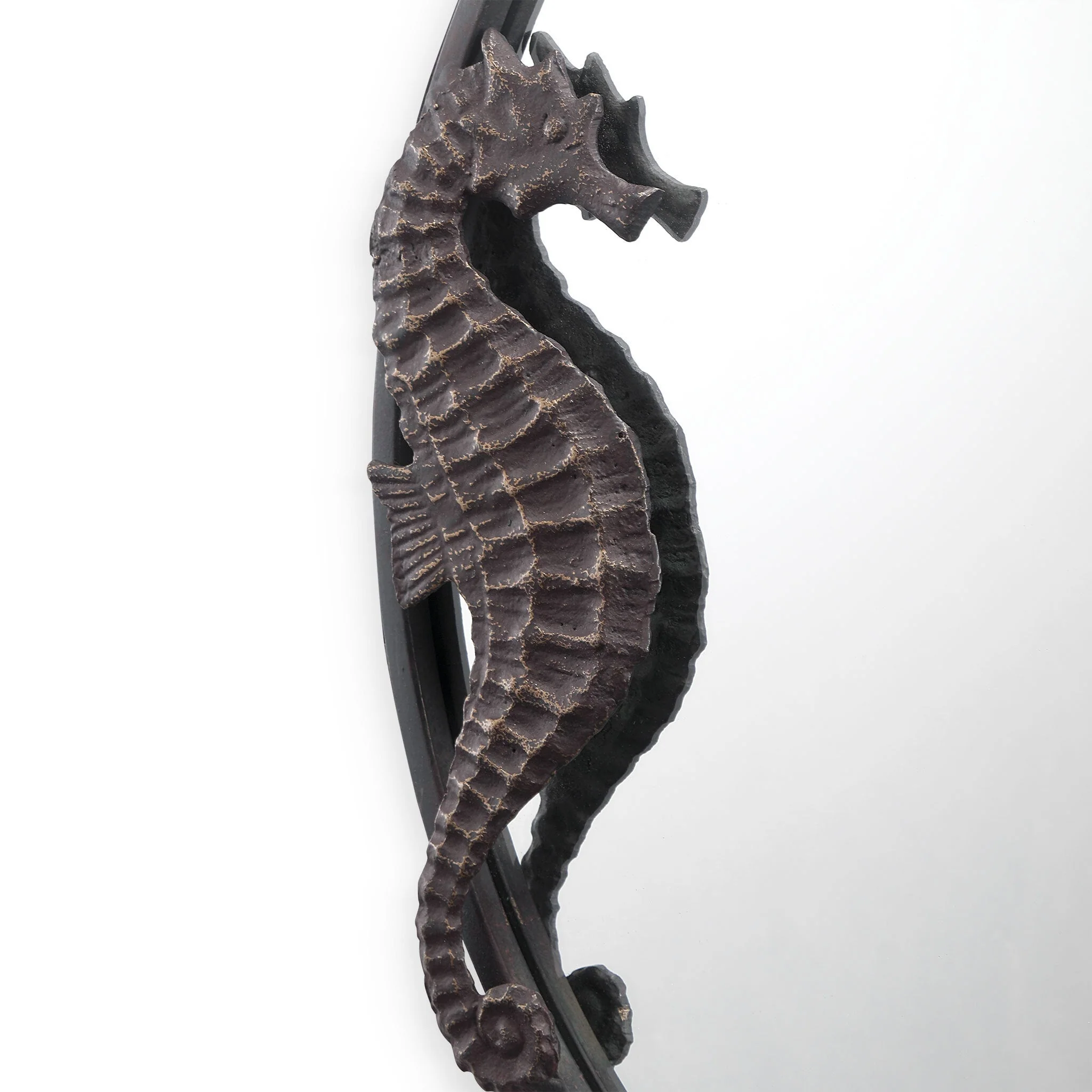 Seahorse and Sea Life Round Mirror - Image 3