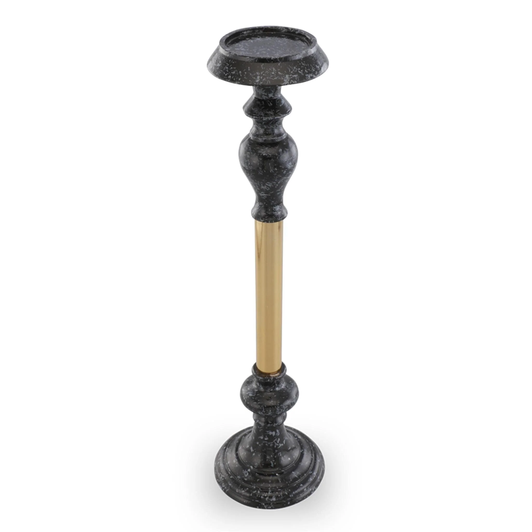 Two Toned Pillar Candleholders - Image 2