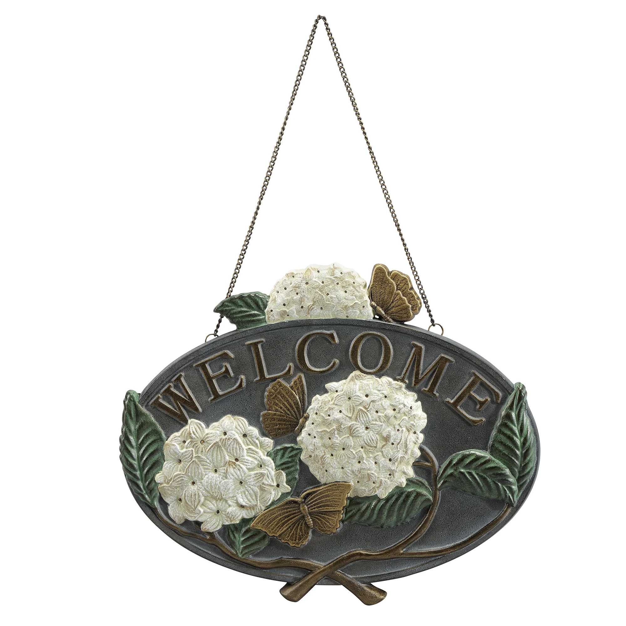 Hydrangea Hanging Welcome Sign - Image 2