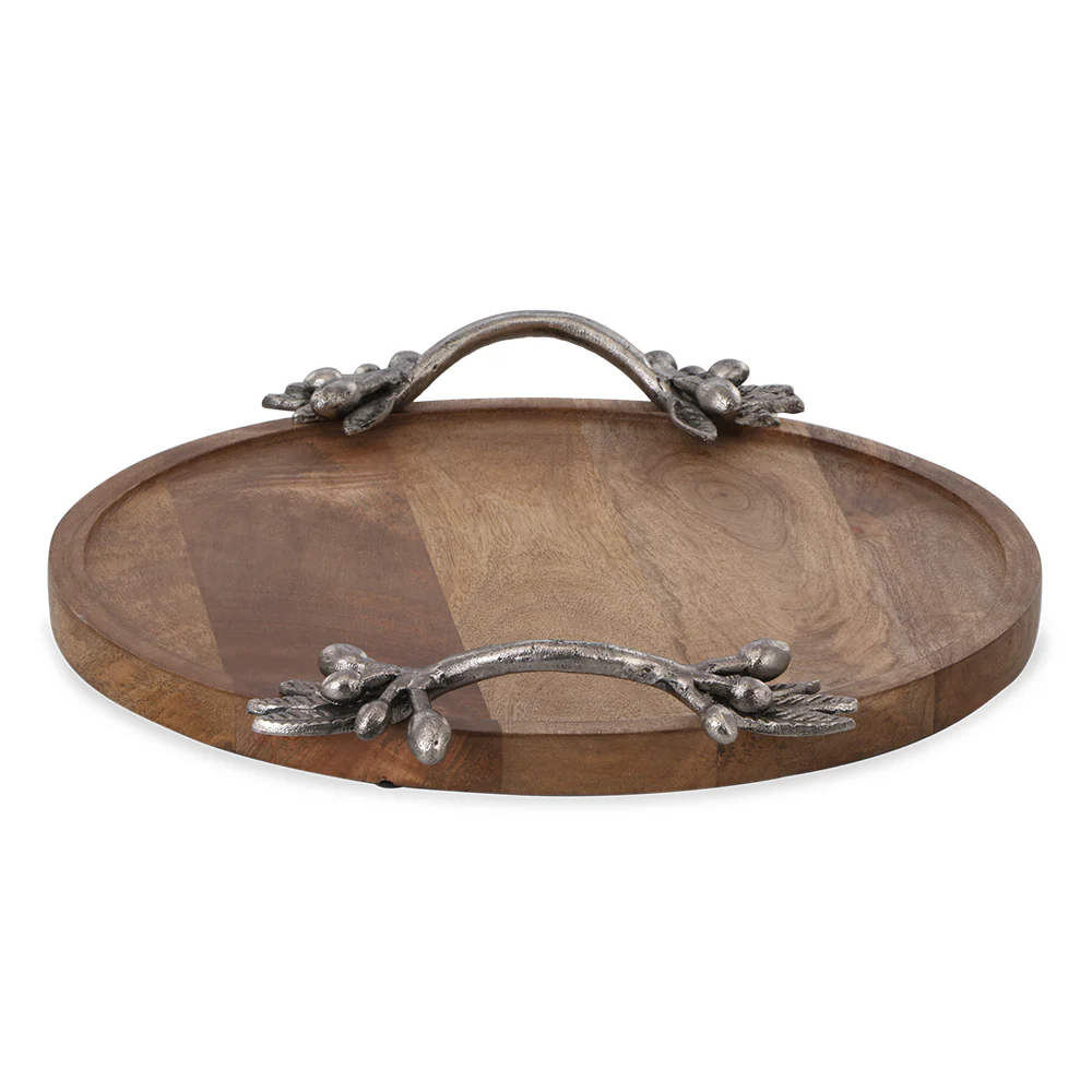 Leaf and Berry Handle Tray - Image 4