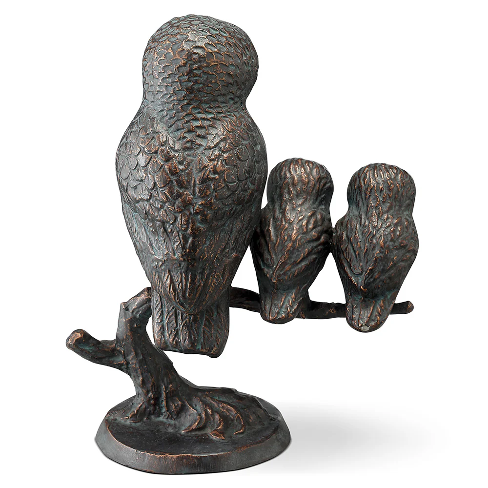 Owl Family Sculpture - Image 4