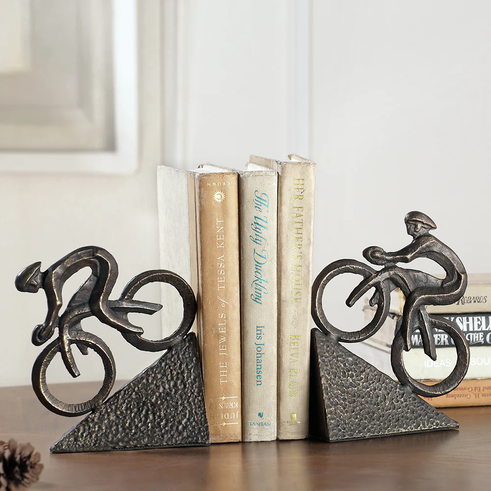 Racing Bicyclist Bookends - Image 3