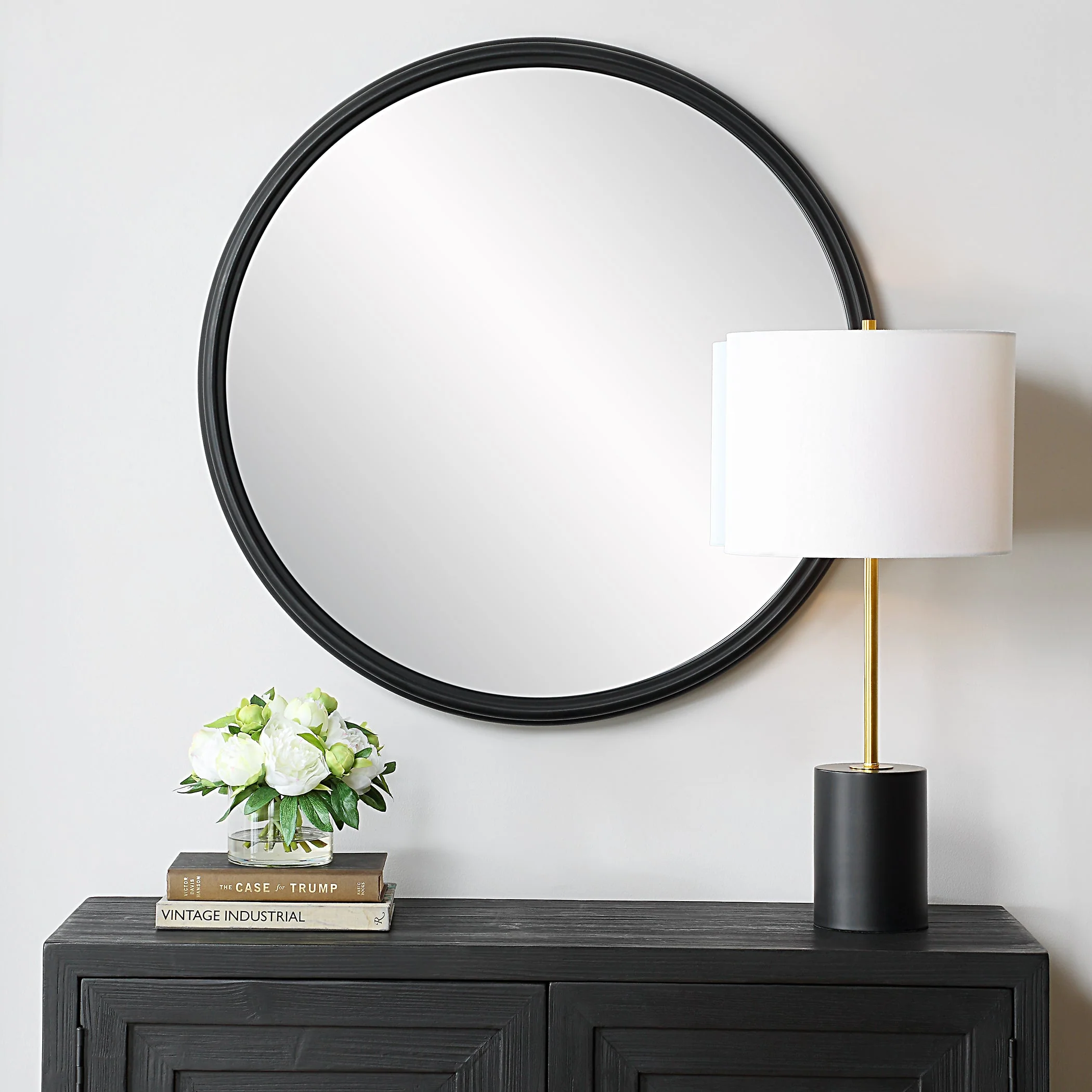 Stacked Round Mirror - Image 3