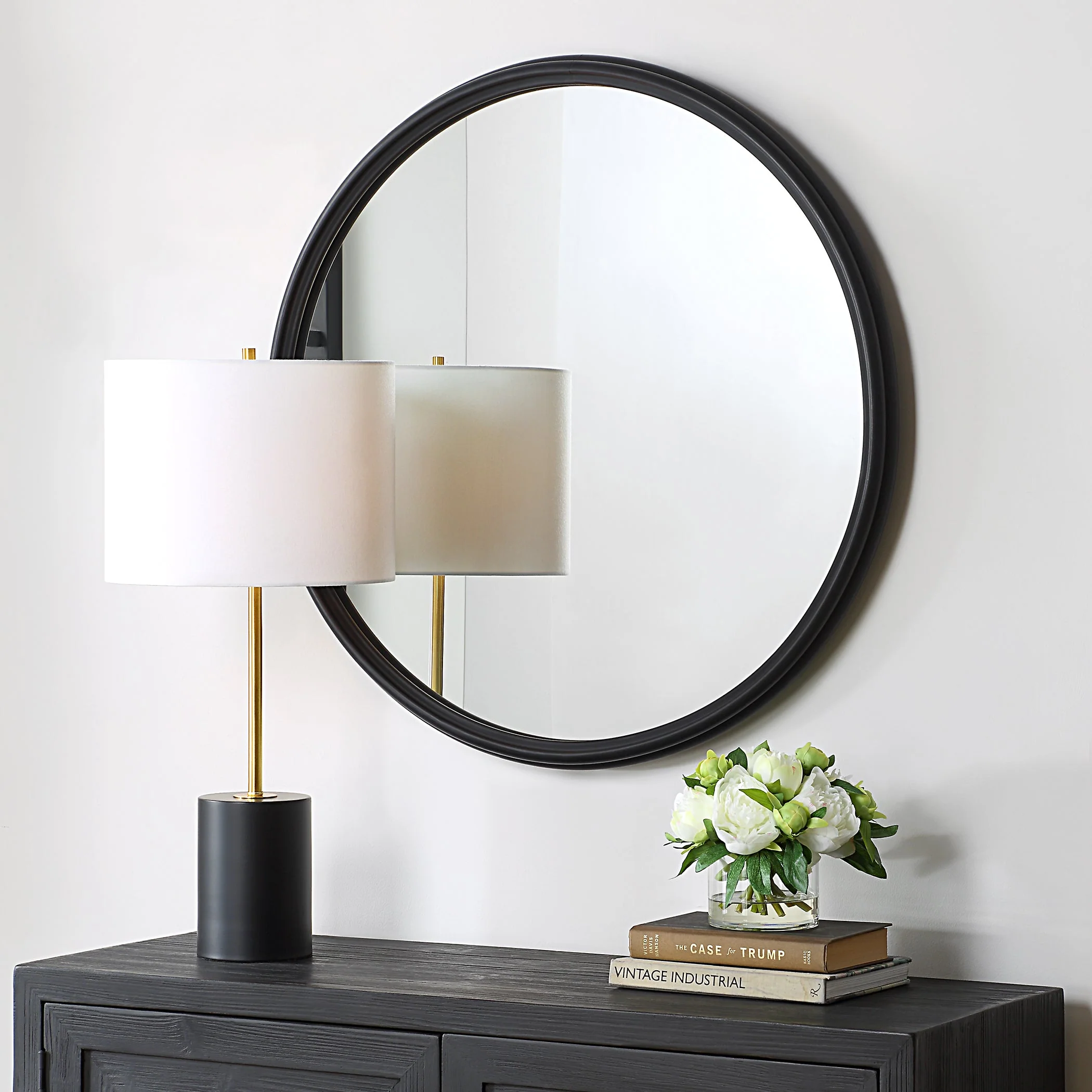 Stacked Round Mirror - Image 4