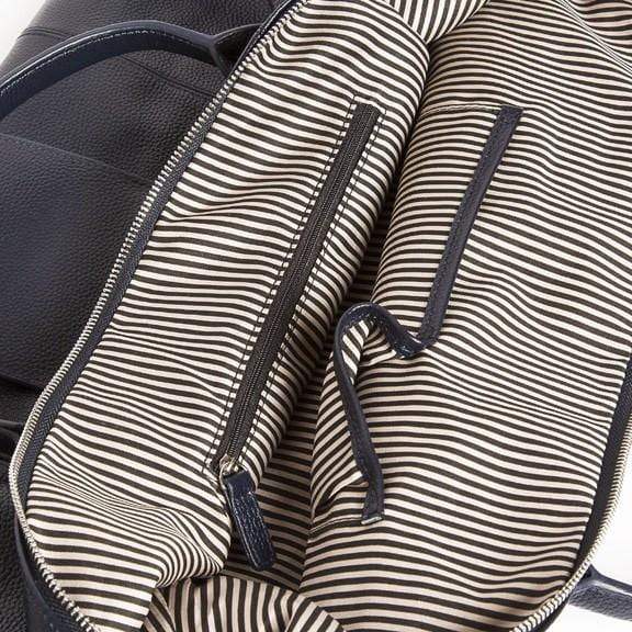 Stanford Duffel Bag - Genuine Leather, Black - Image 2