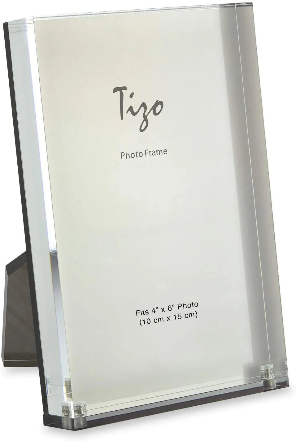 Tizo Lucite Frame - Silver Back 4x6
