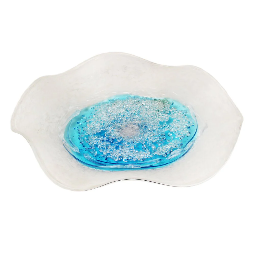 Tabletop Platter by Viz Glass 7328TB