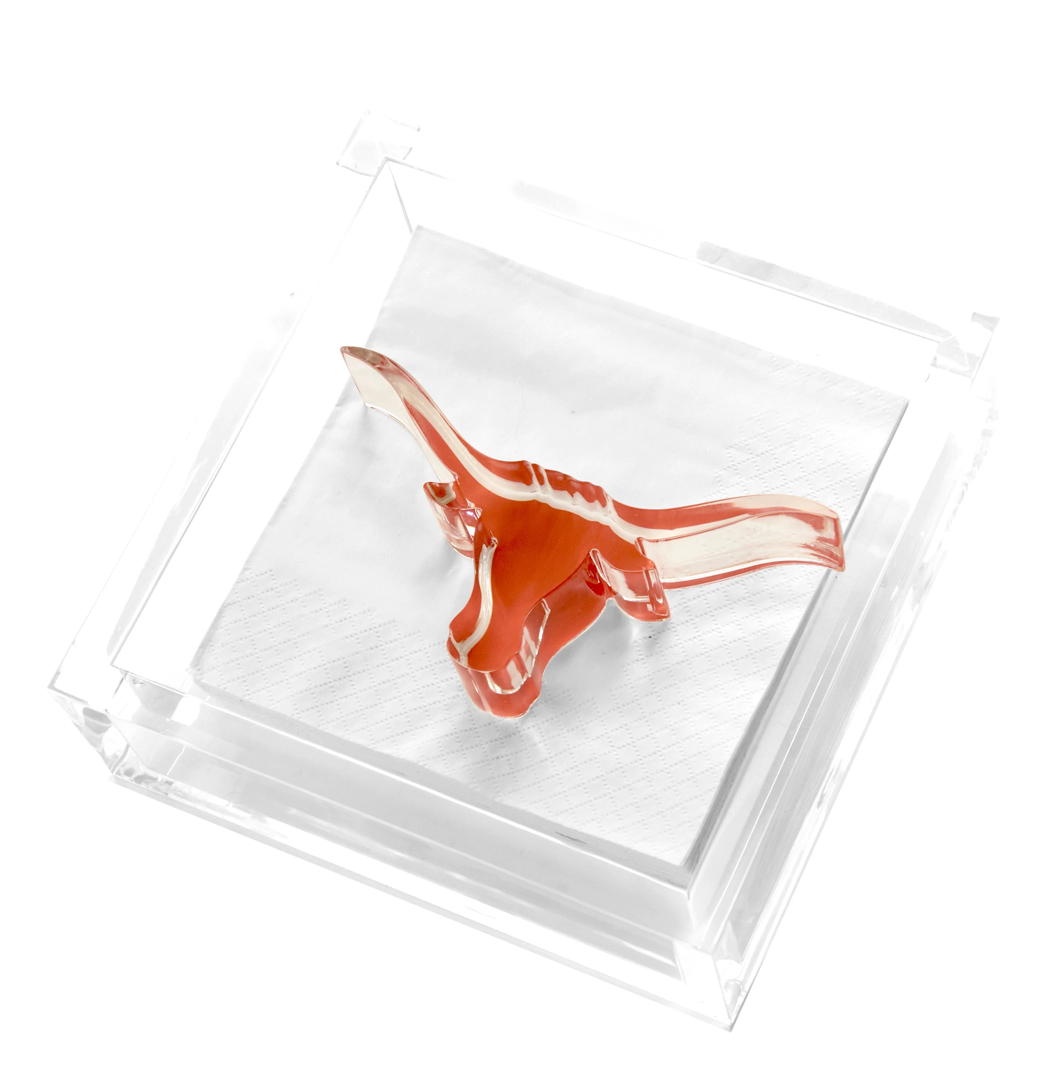 Cocktail Napkin Holder - Longhorn