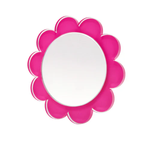 Daisy Mirror - Pink