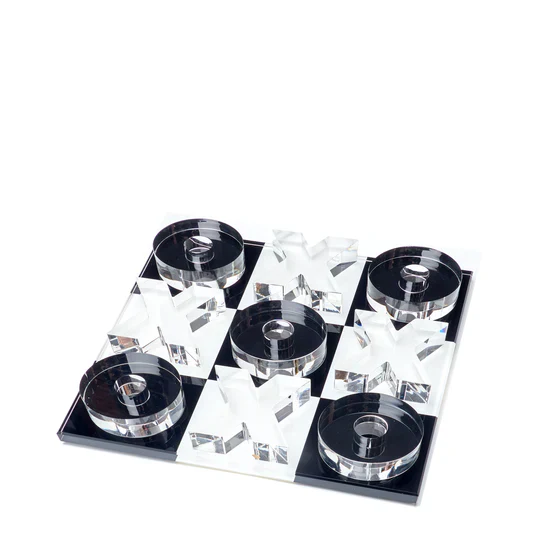 Mini Tic Tac Toe - Black & White