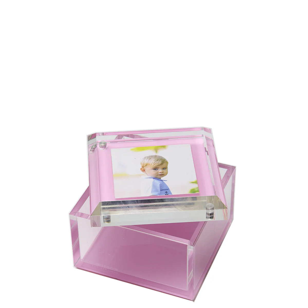 Photo Box - 4' X 4" Pastel Pink - Image 2
