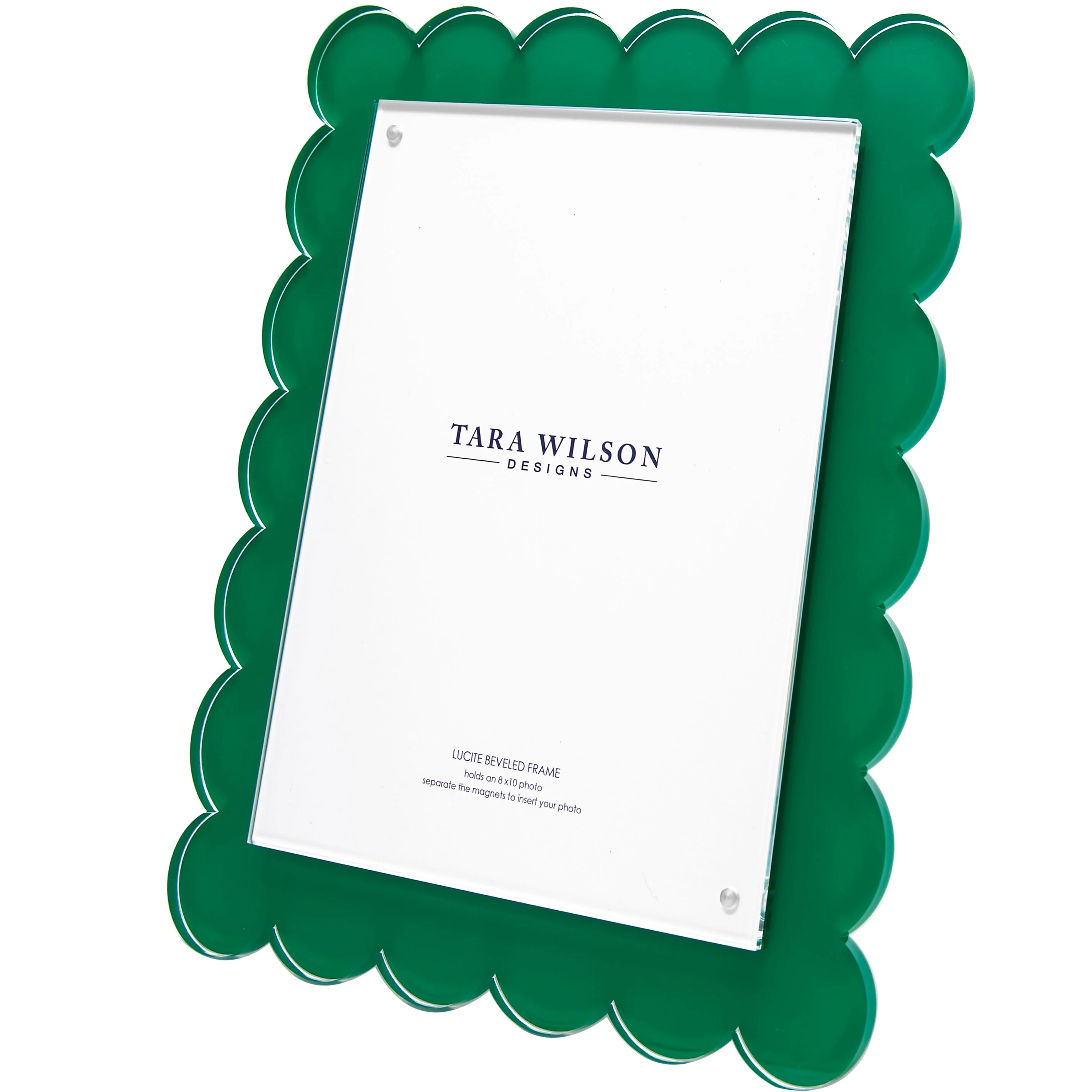 Scallop Frame - 8 X 10 - Green
