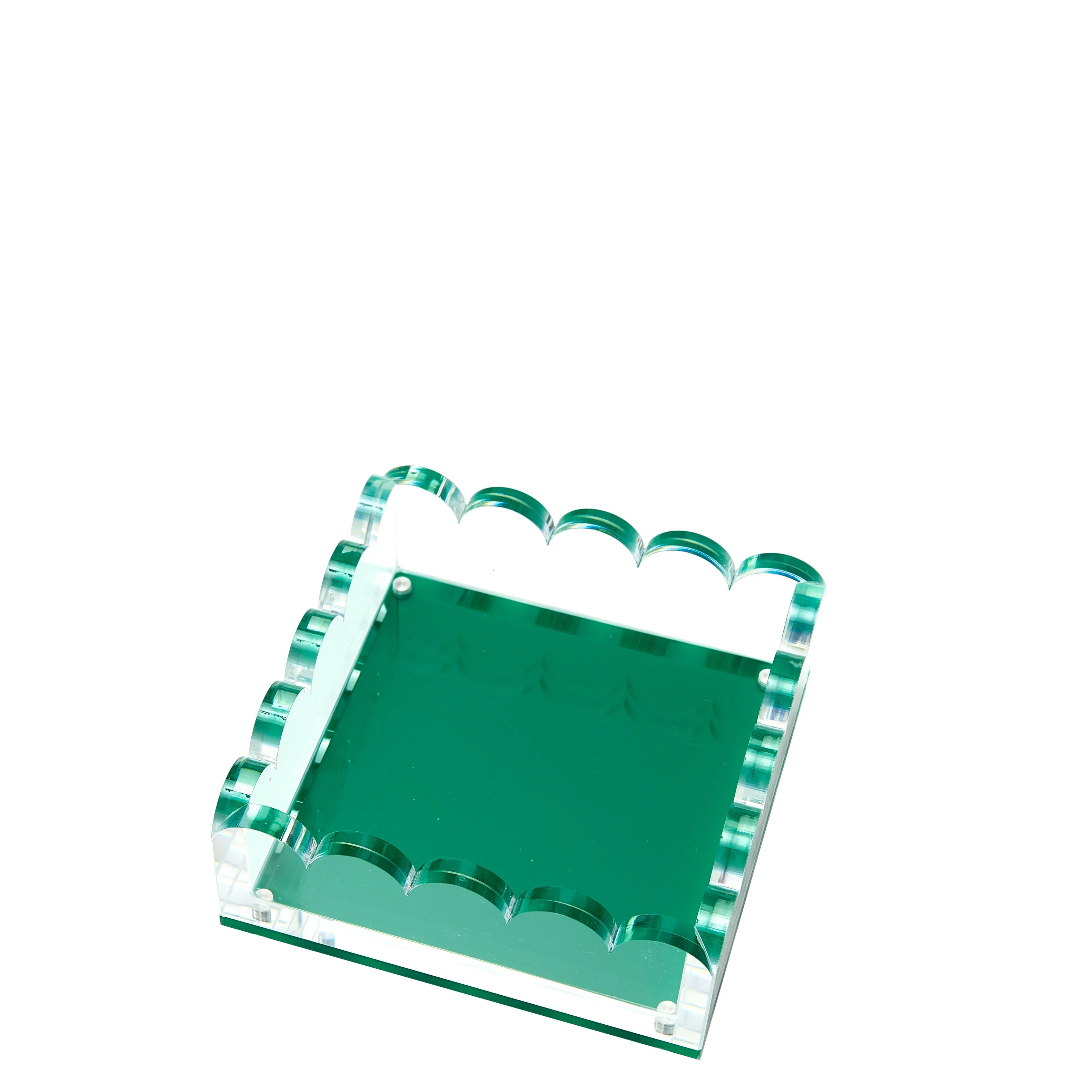 Scallop Photo Tray - Small - Green - Image 2