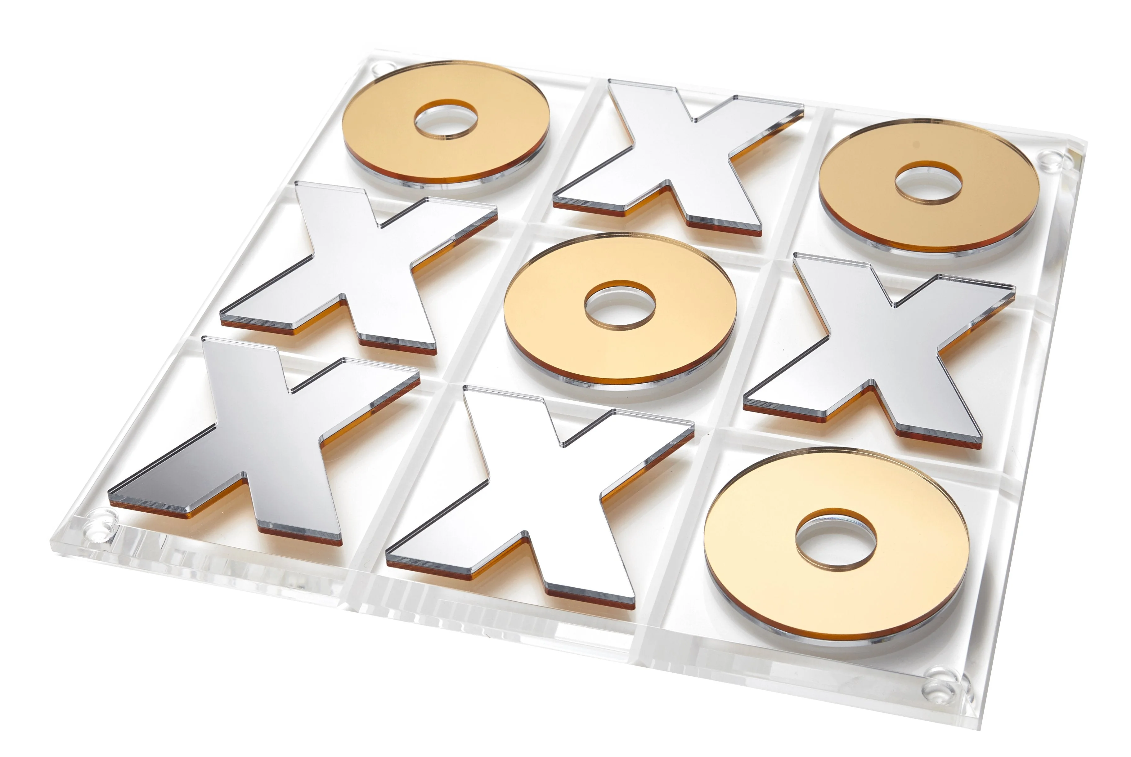 Tic Tac Toe - Reversible Mirror Gold + Silver - Image 2