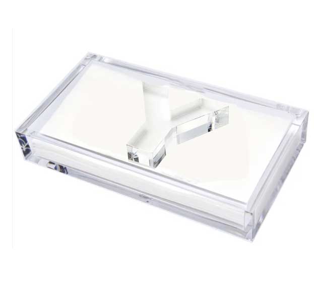 Initial Acrylic Guest Towel Holder & Weight - Image 26
