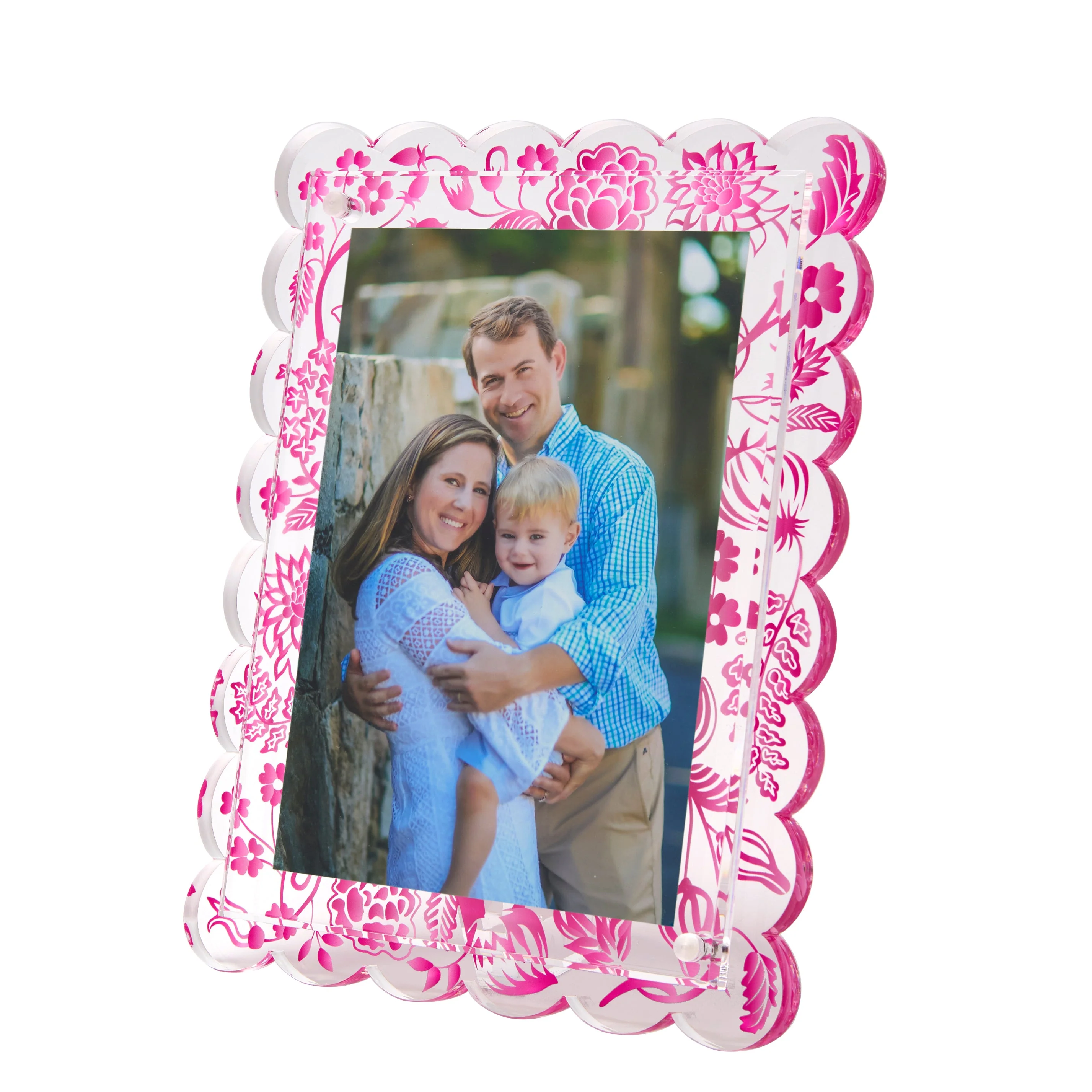 Scallop Frame - Pink Toile - Image 2