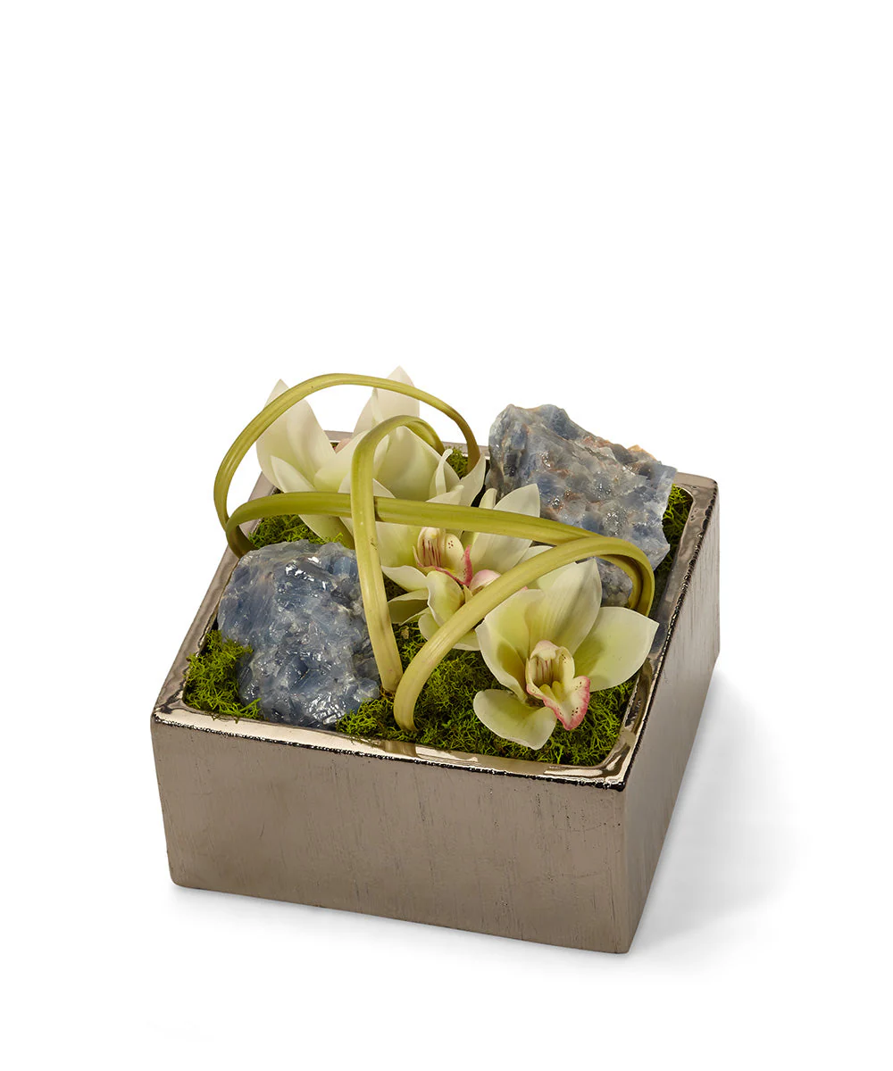Orchid Table Top in Silver Square
