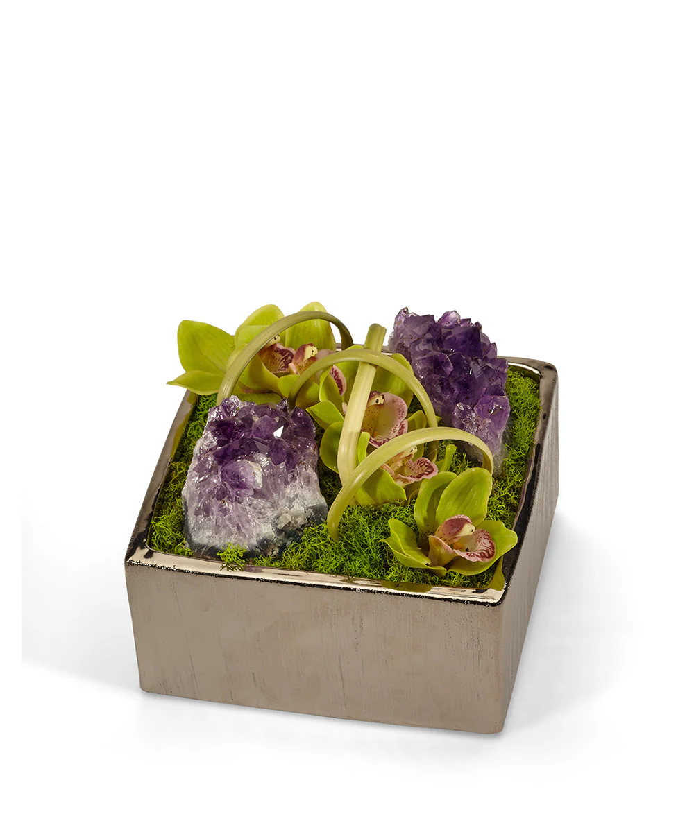 Orchid Table Top in Silver Square - Image 3