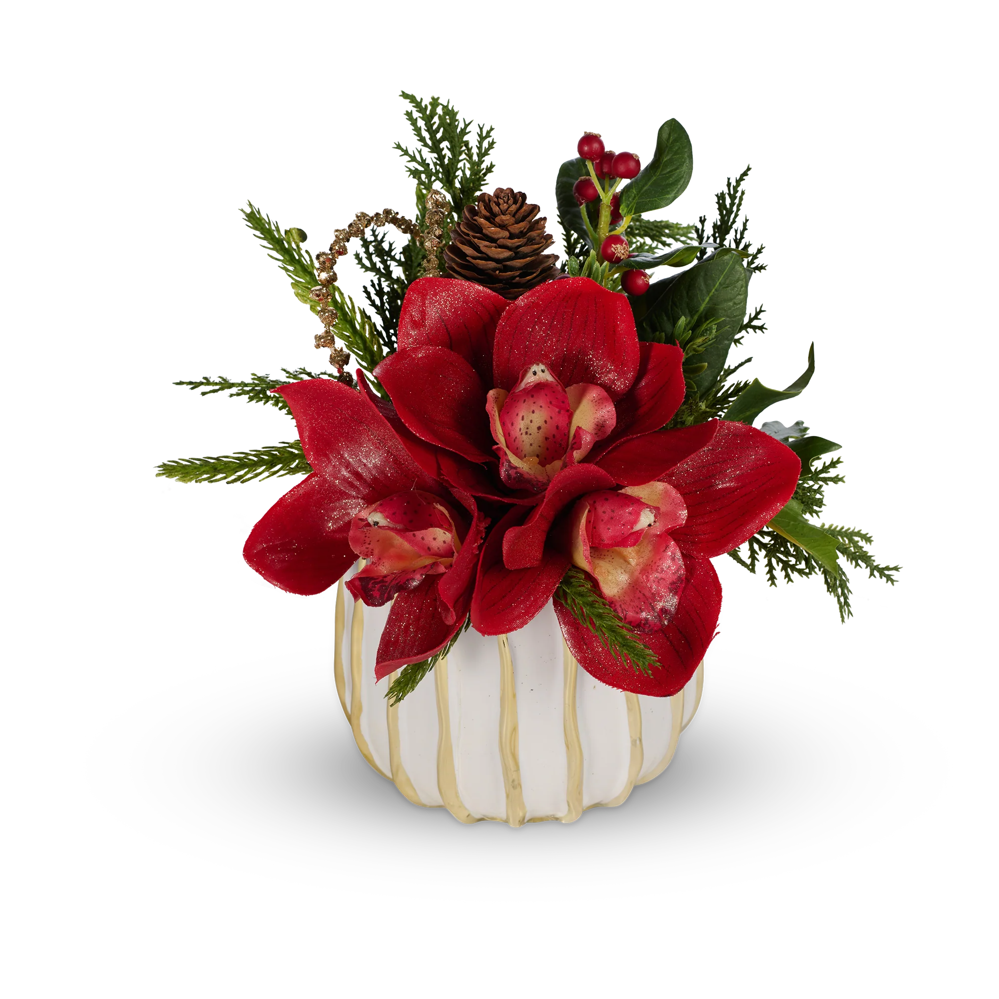 Pave Christmas Orchids - Image 2