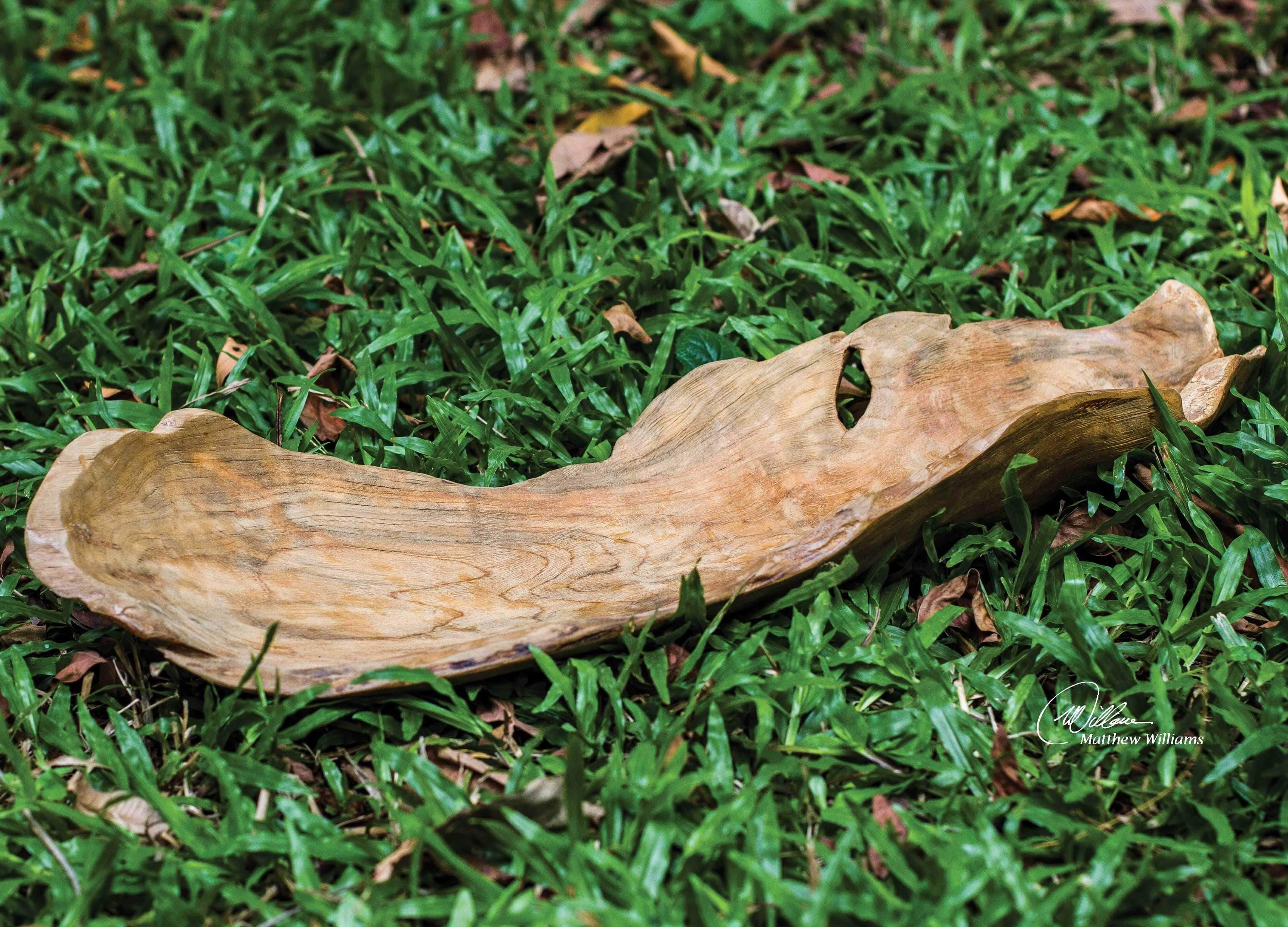 Uttermost Teak Leaf Bowl - Image 3
