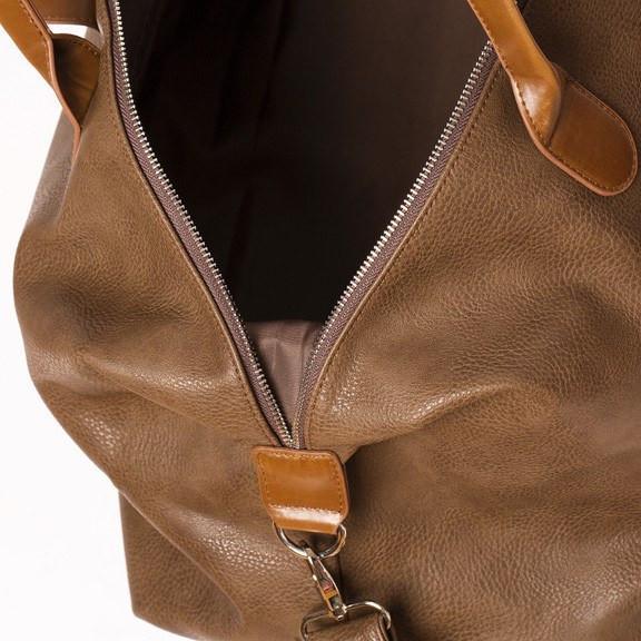 The Alpha Duffel Bag, Brown - Image 4