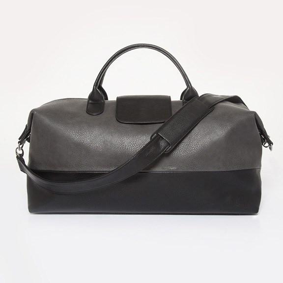 The Alpha Duffel Bag, Grey & Black