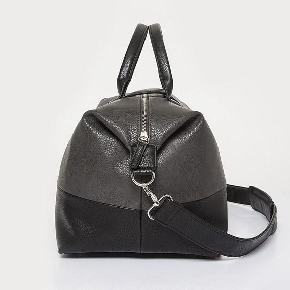 The Alpha Duffel Bag, Grey & Black - Image 2