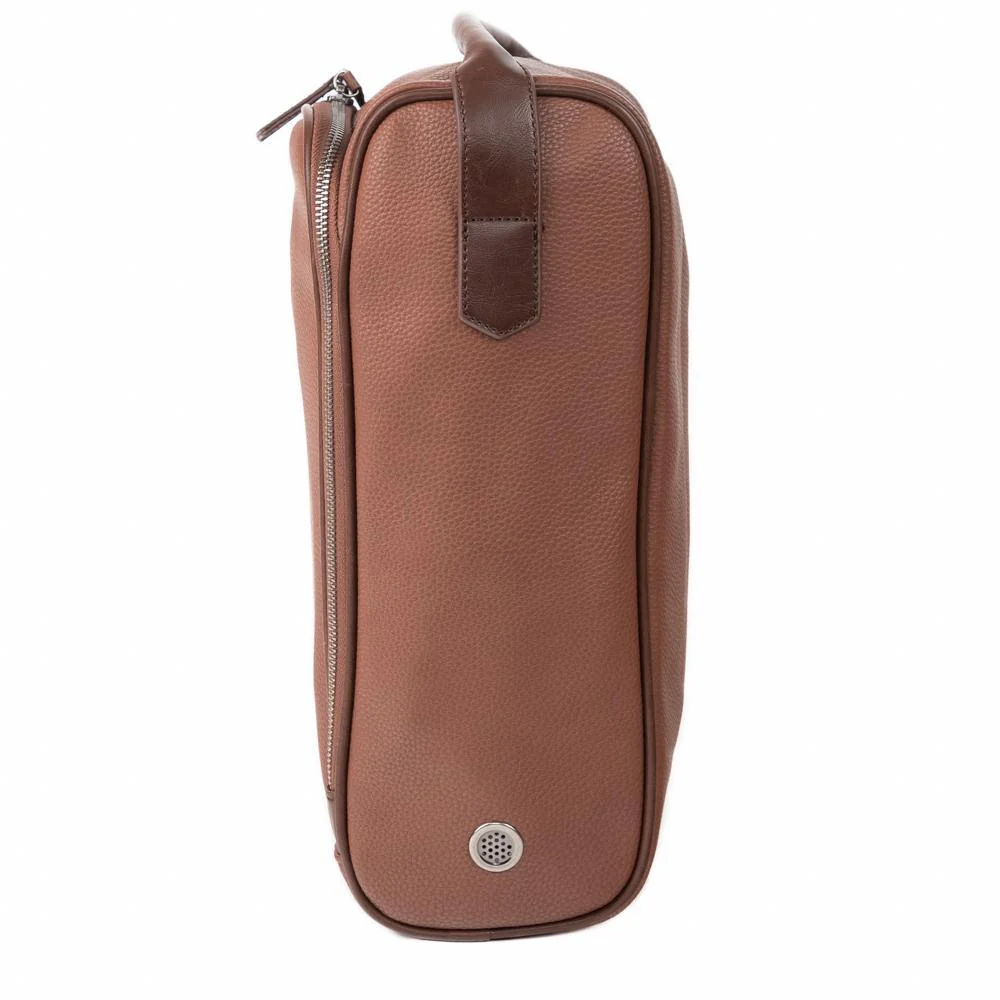 The Davidson Shoe Bag, Brown - Image 2